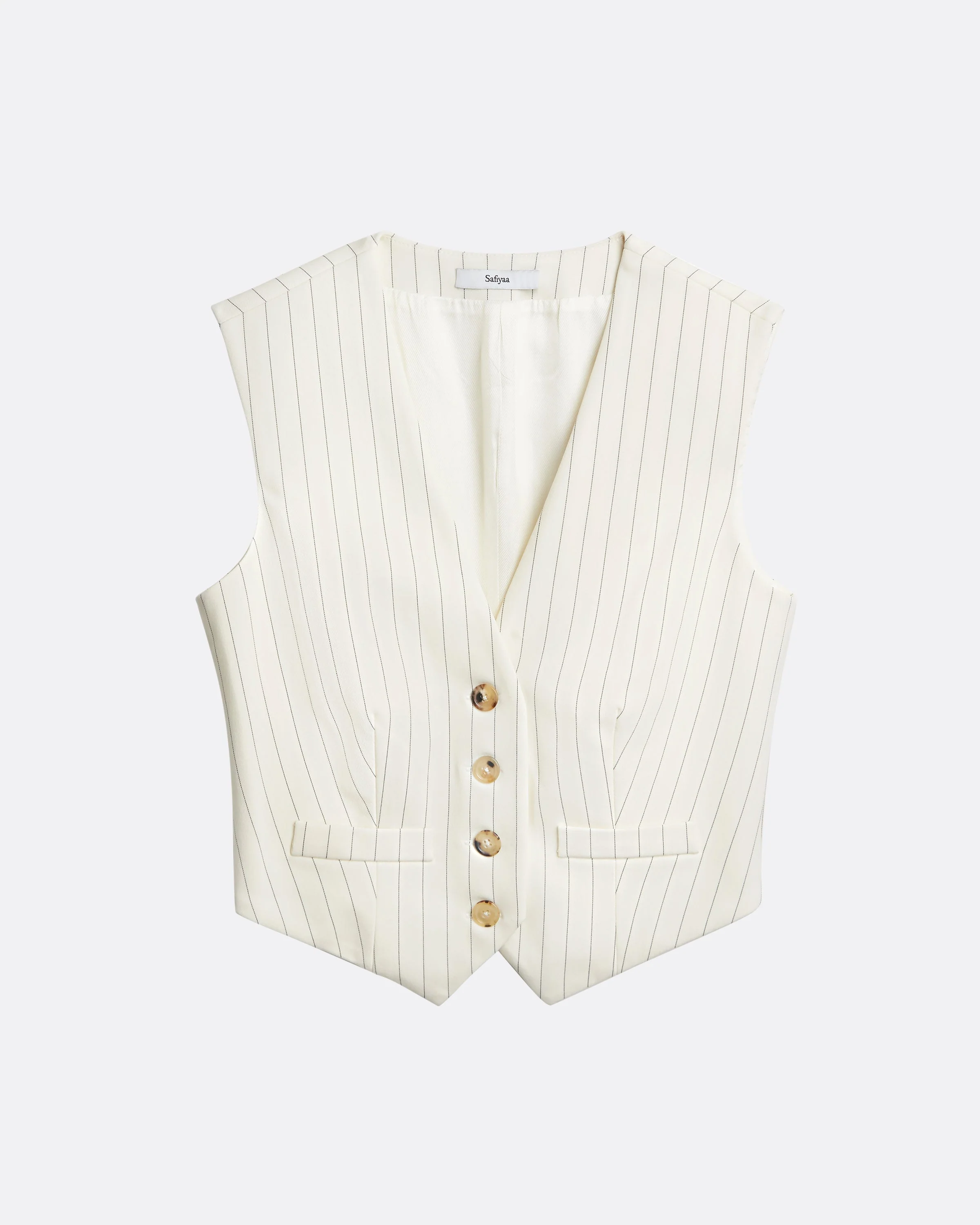 Lana Ivory Waistcoat - Image 10