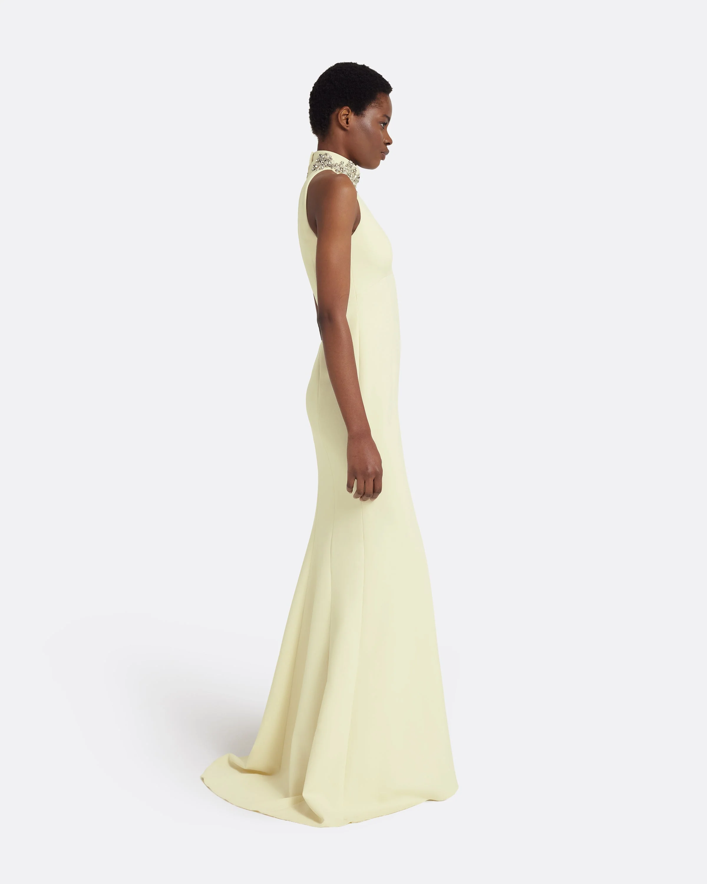 Lark Long Dress in Buttermilk - Image 4