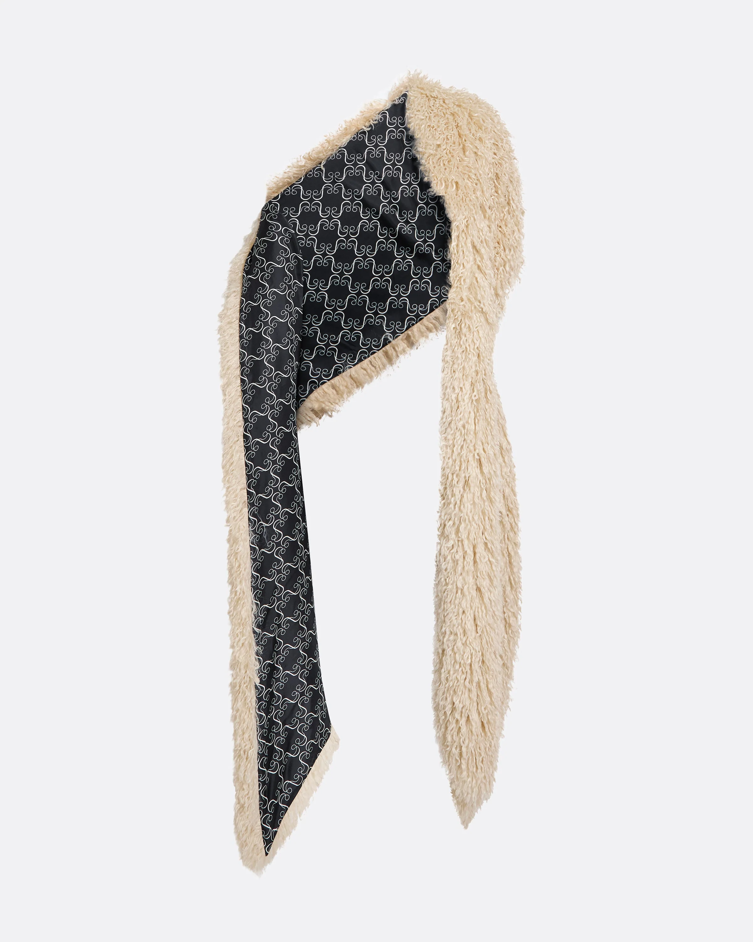 Long Shawl Scarf in Stone - Image 9