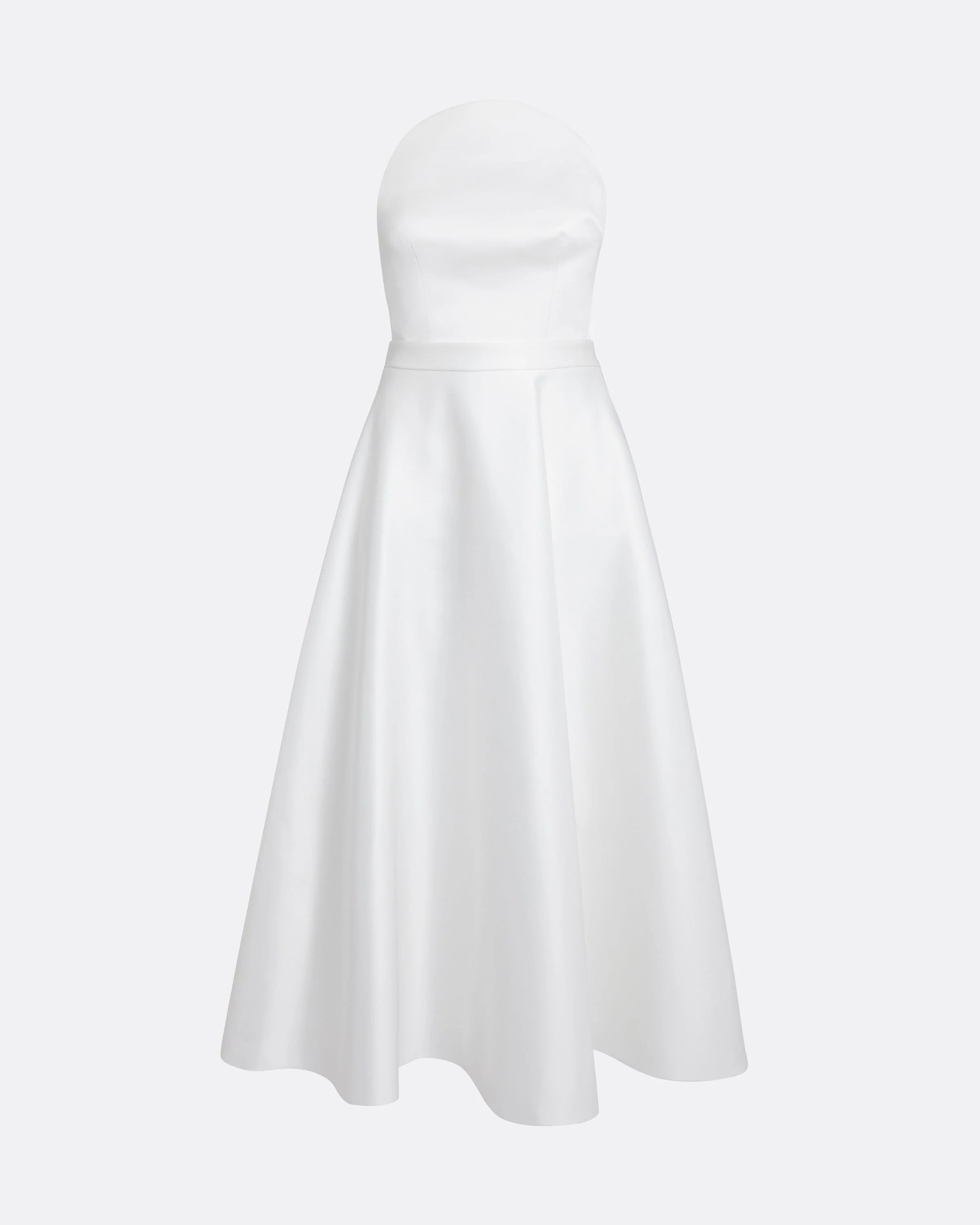 Lory Midi Dress in Porcelain - Image 10