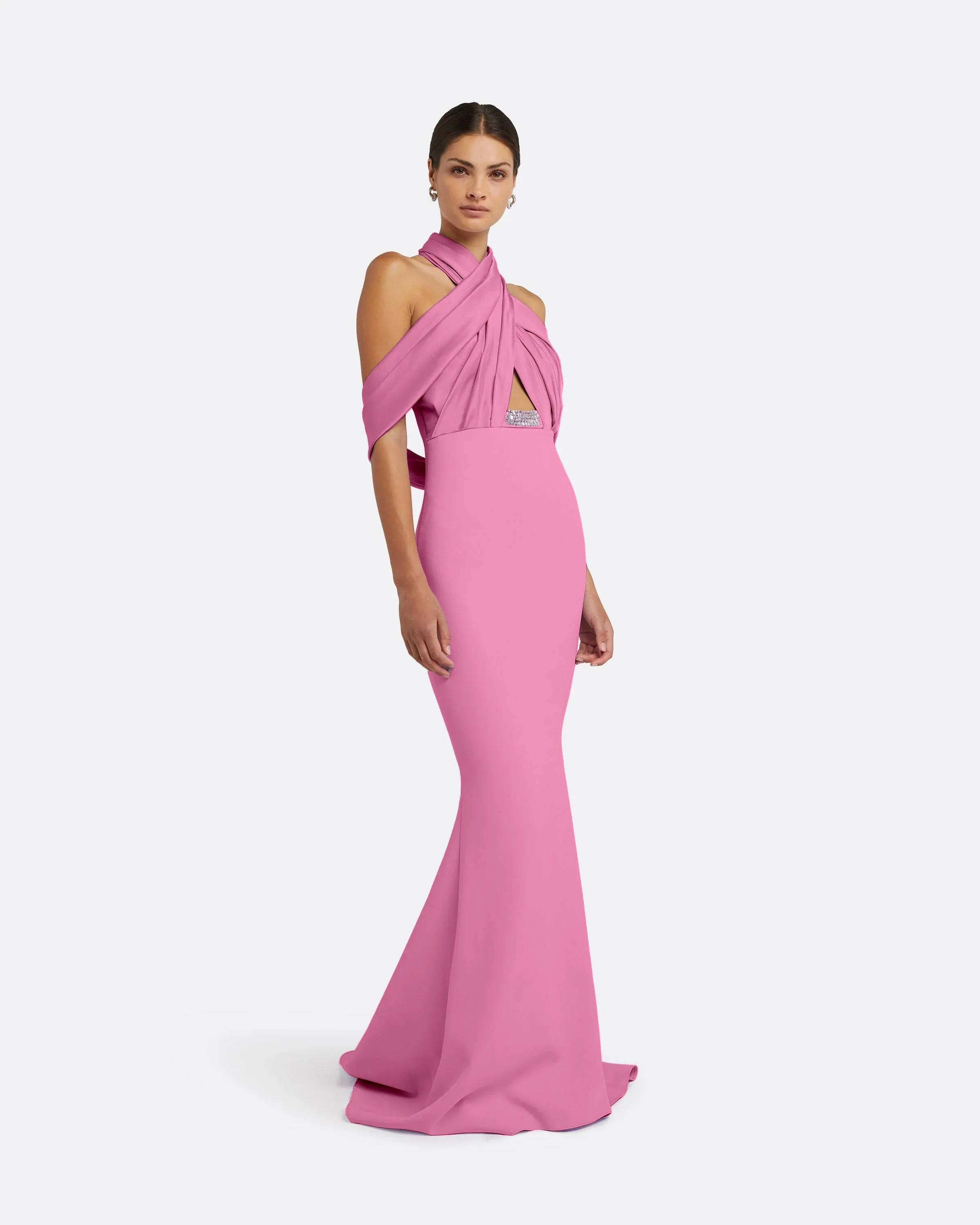 Louella Aurora Embroidered Long Dress - Image 3