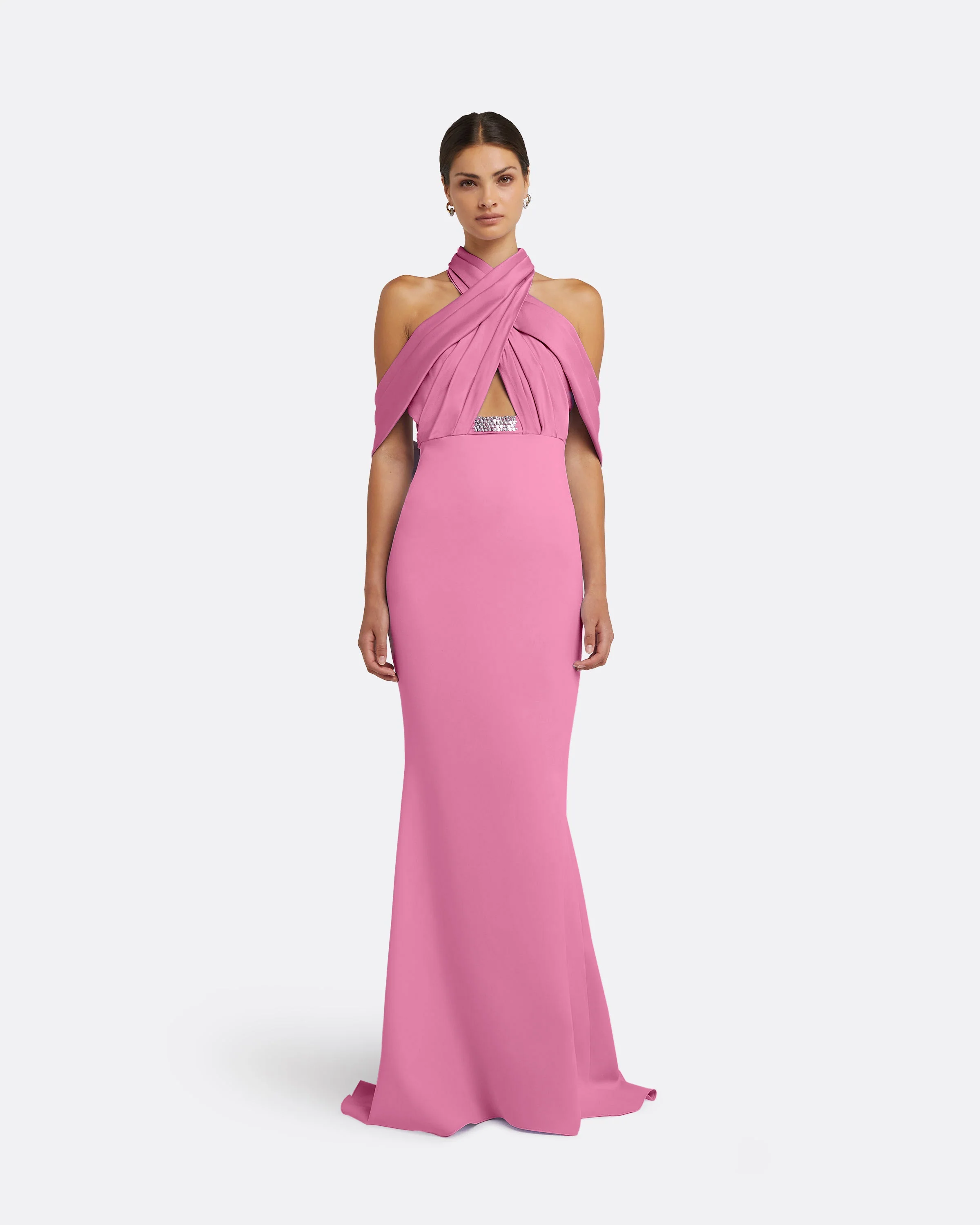 Louella Aurora Embroidered Long Dress - Image 6