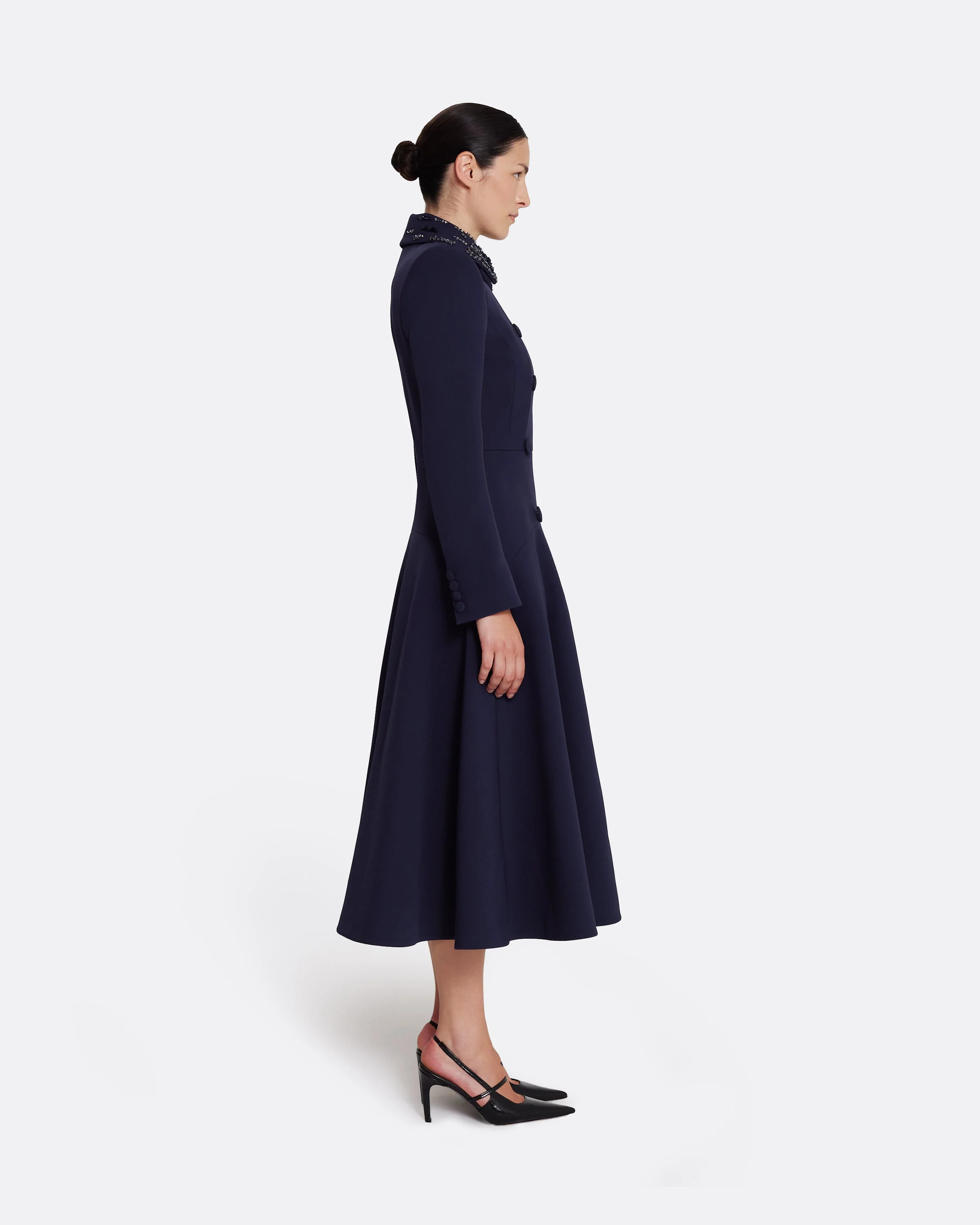Lucilla Jacket in Azurite with Multi-blues - Image 4