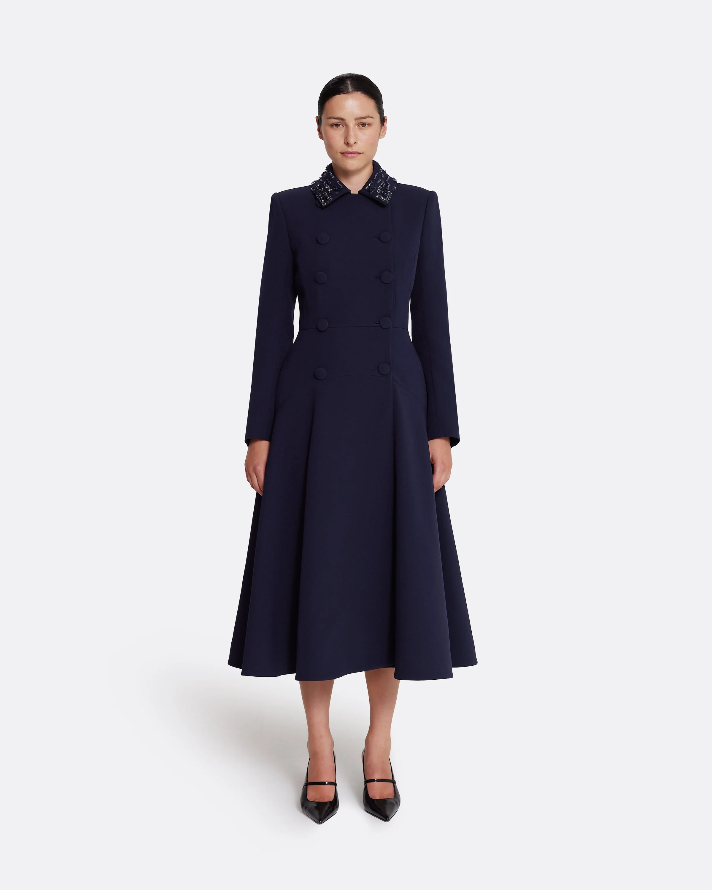 Lucilla Jacket in Azurite with Multi-blues - Image 6