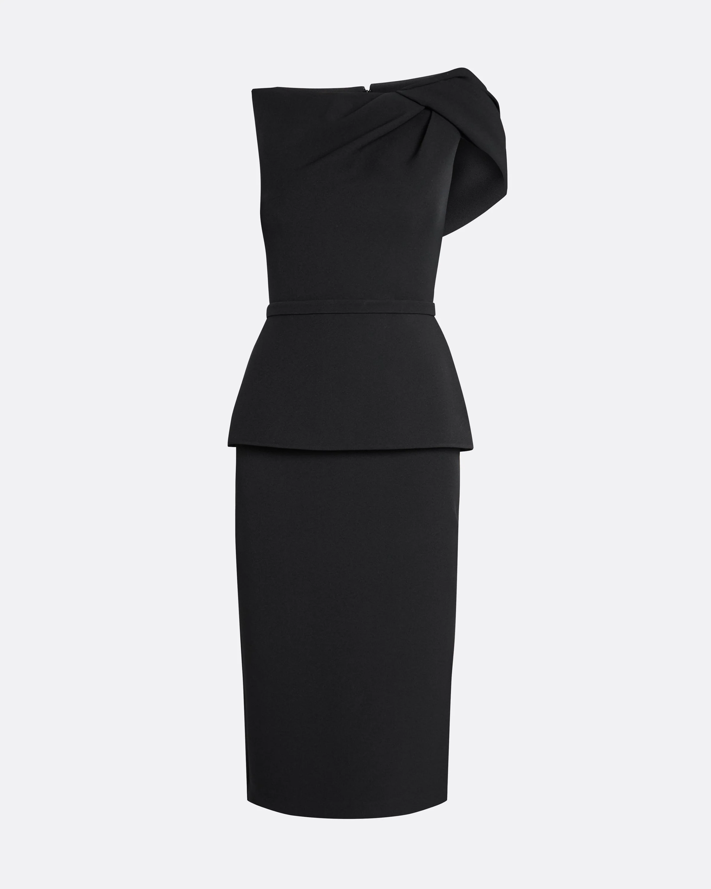 Mabila Black Midi Dress - Image 5