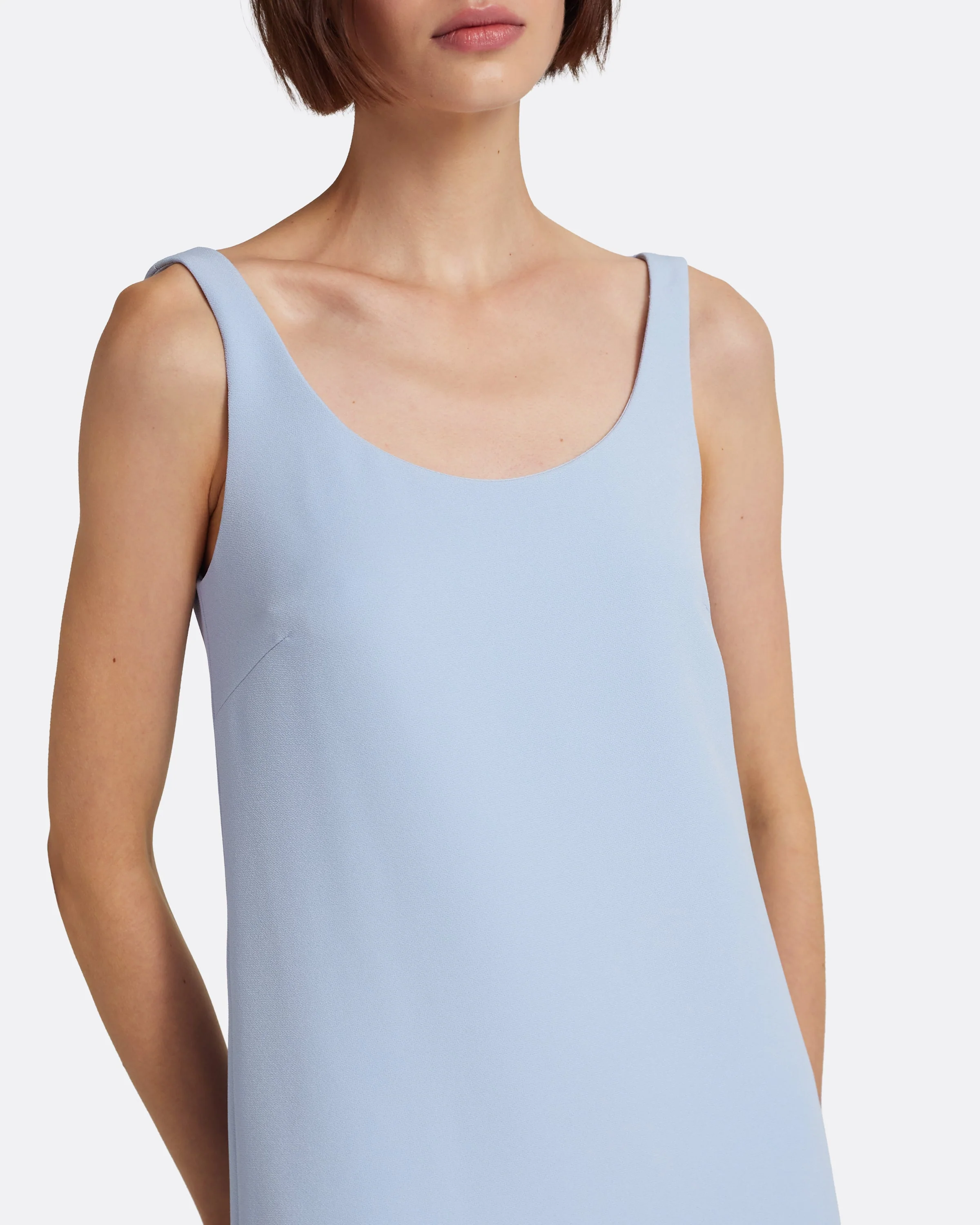 Maddison Long Dress in Soft Sky - Image 3