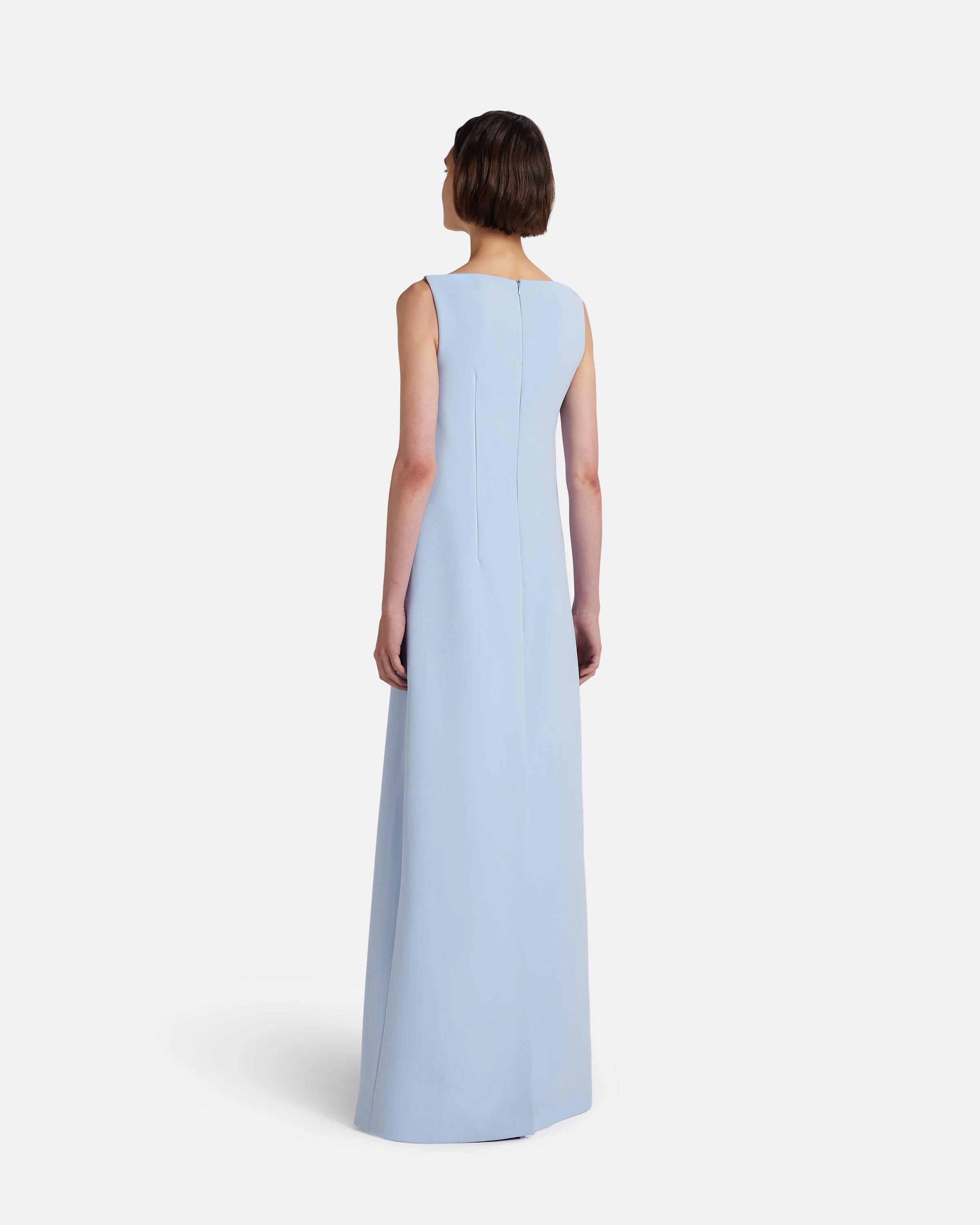 Maddison Long Dress in Soft Sky - Image 7