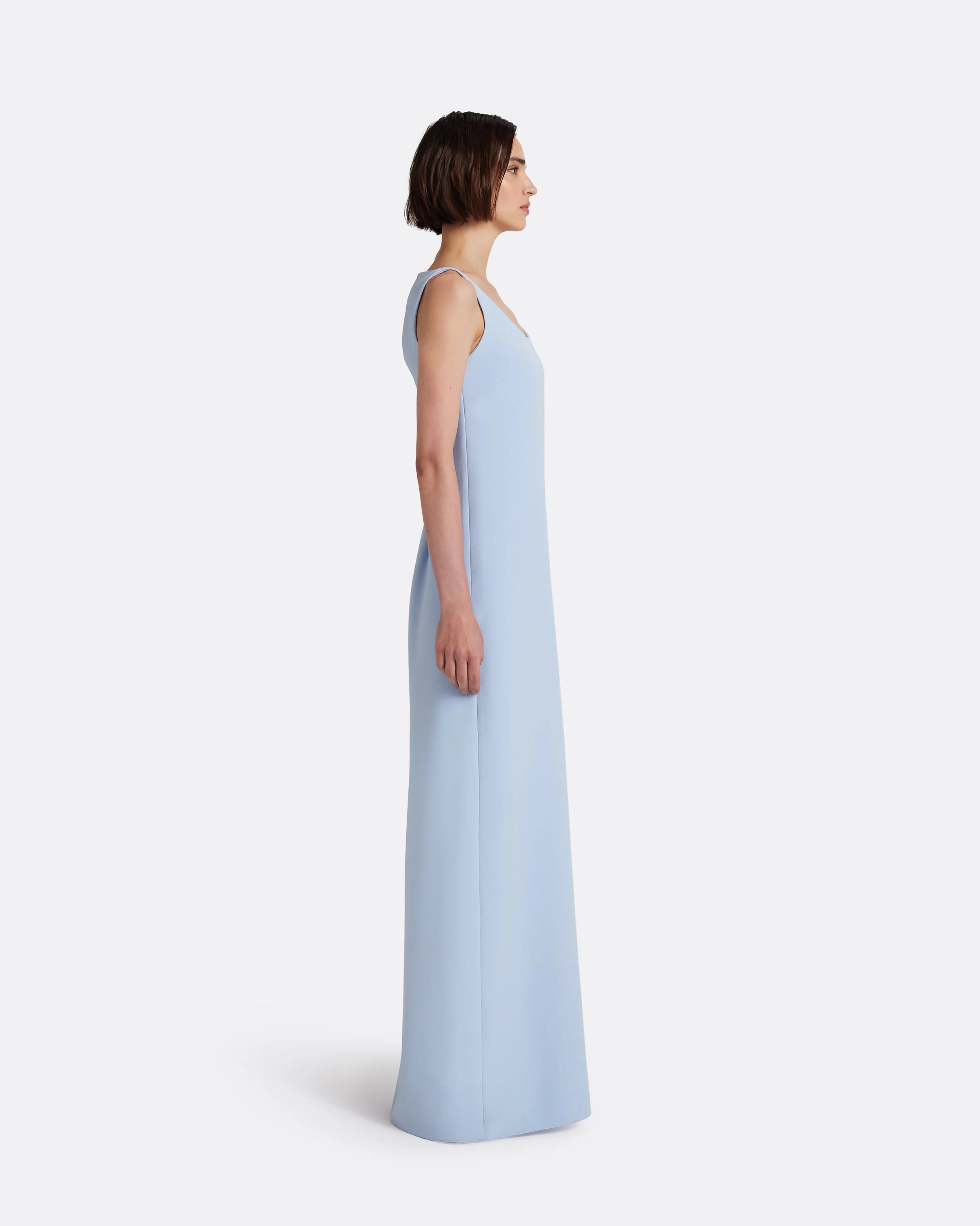Maddison Long Dress in Soft Sky - Image 9
