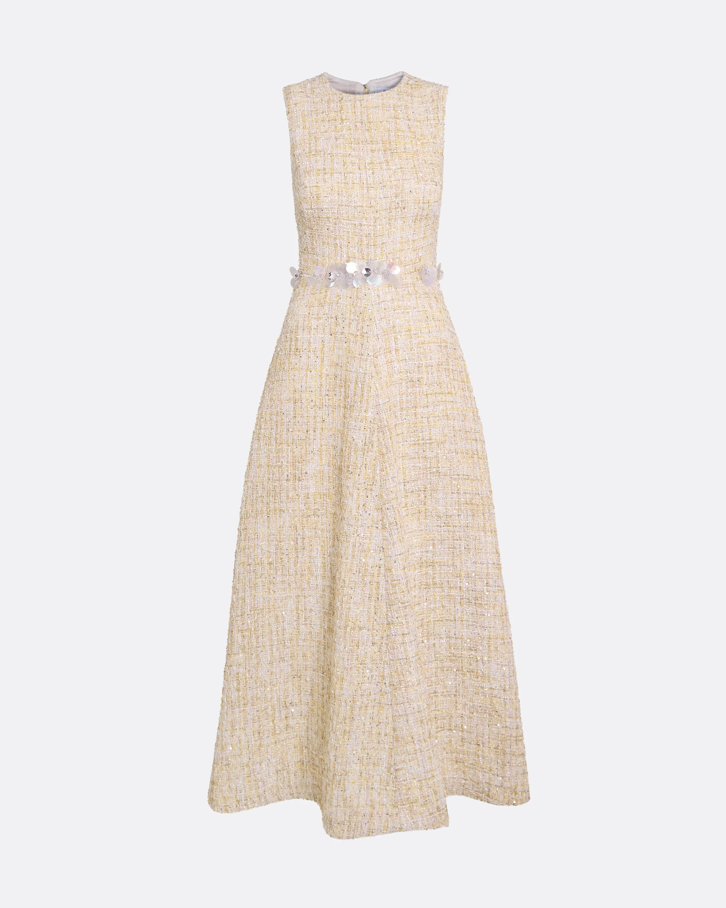 Maisie Midi Dress in Tweed - Image 5