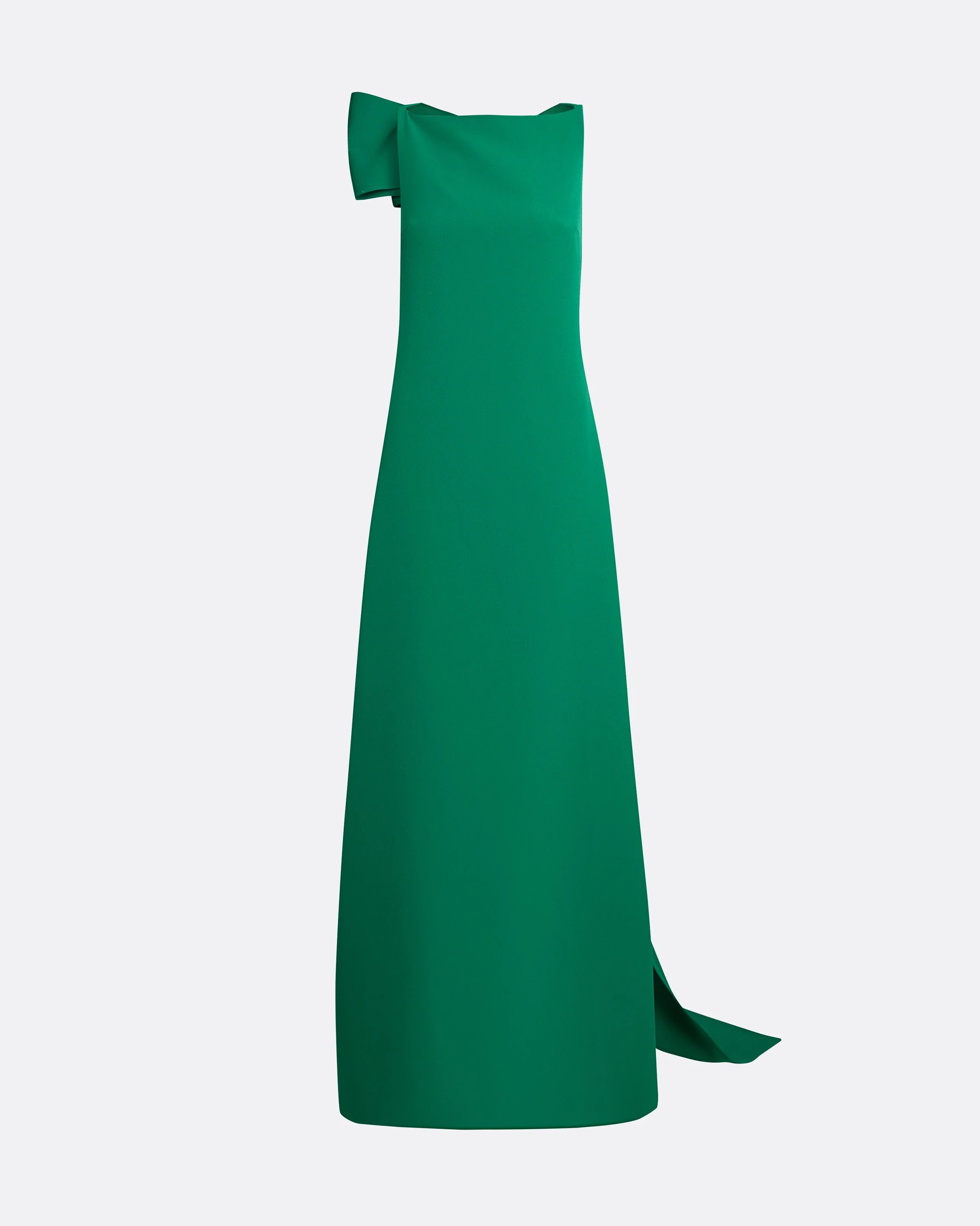 Mallory Long Dress in Jewel Green - Image 12
