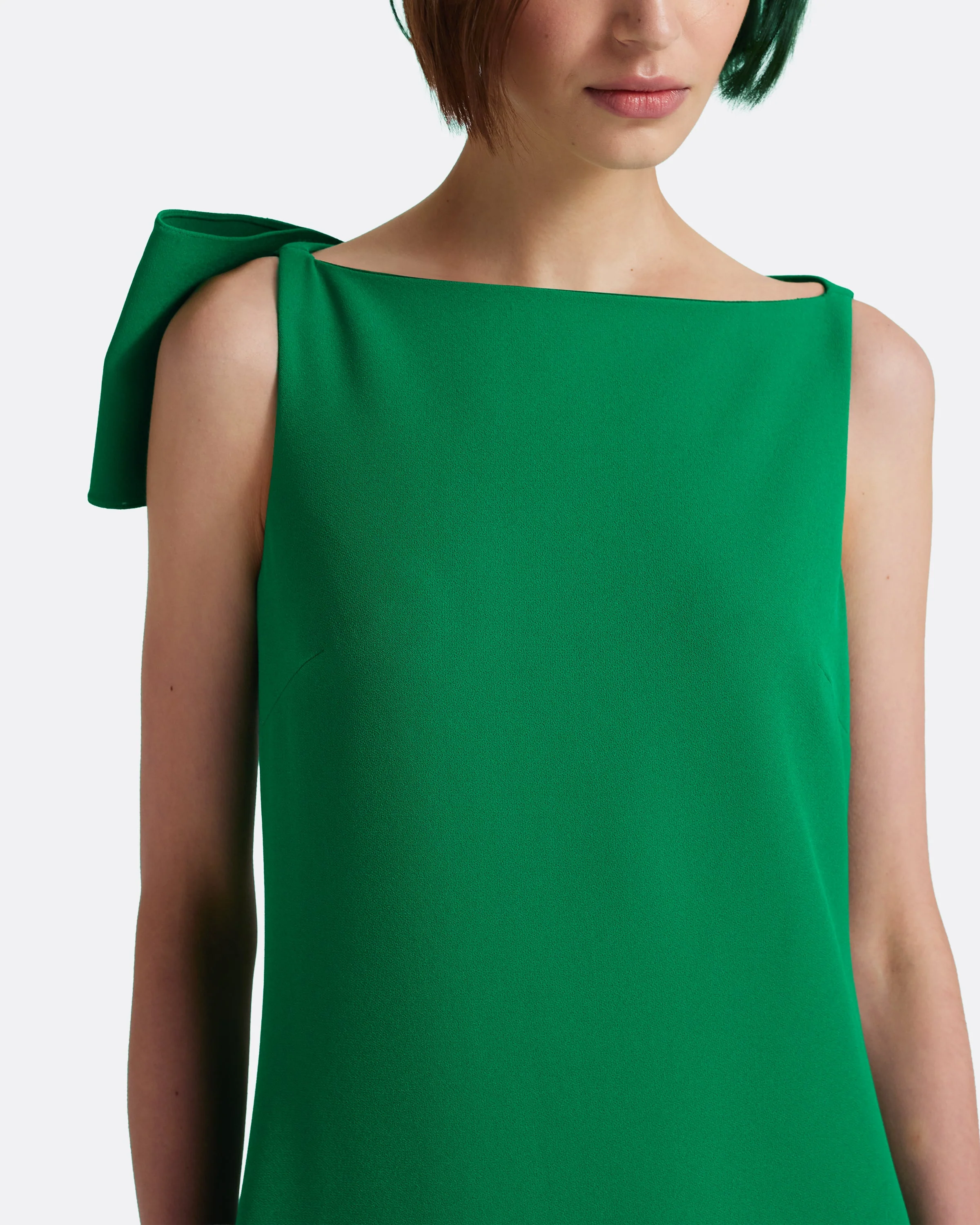 Mallory Long Dress in Jewel Green - Image 5