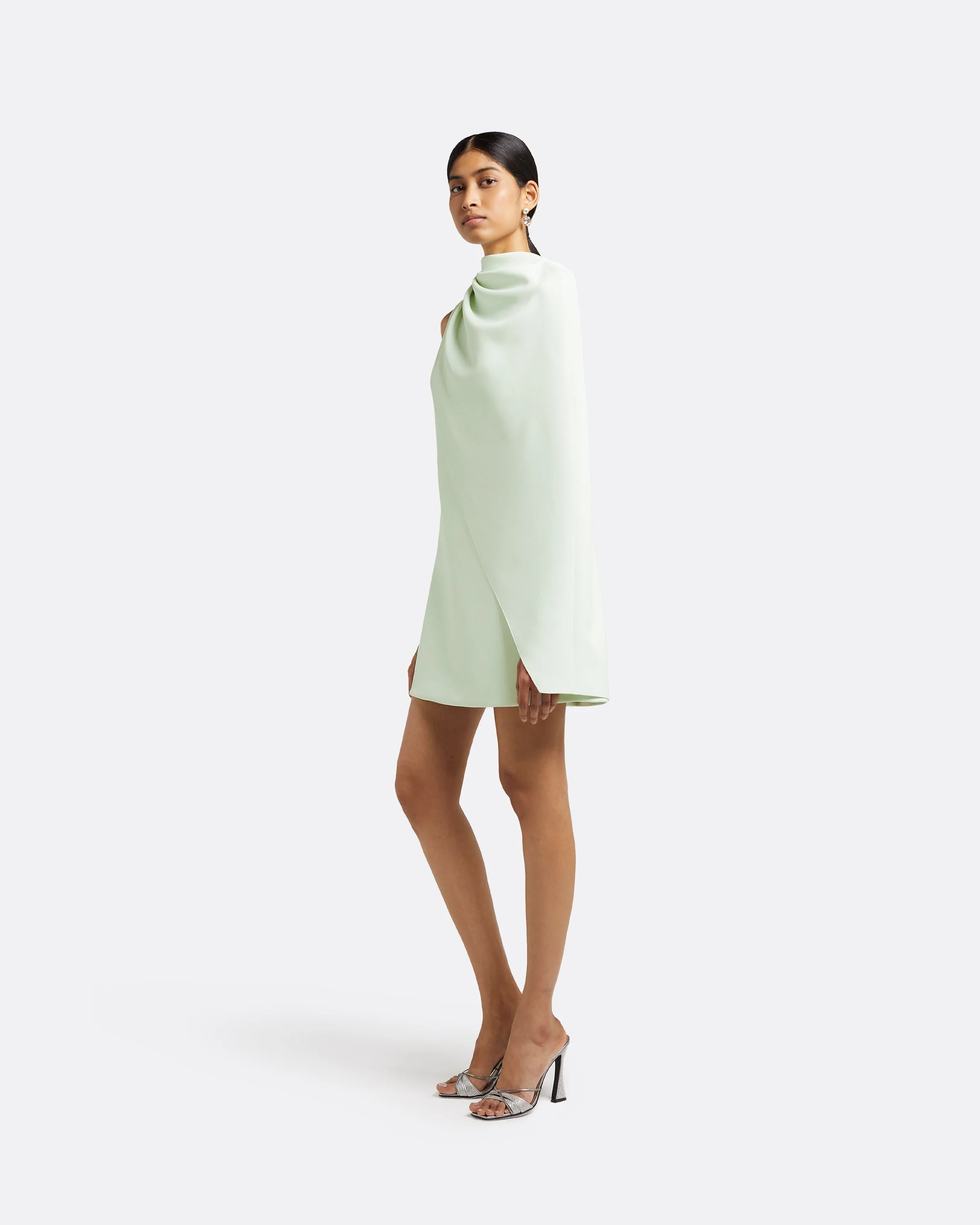 Margareta Spearmint Short Dress - Image 14
