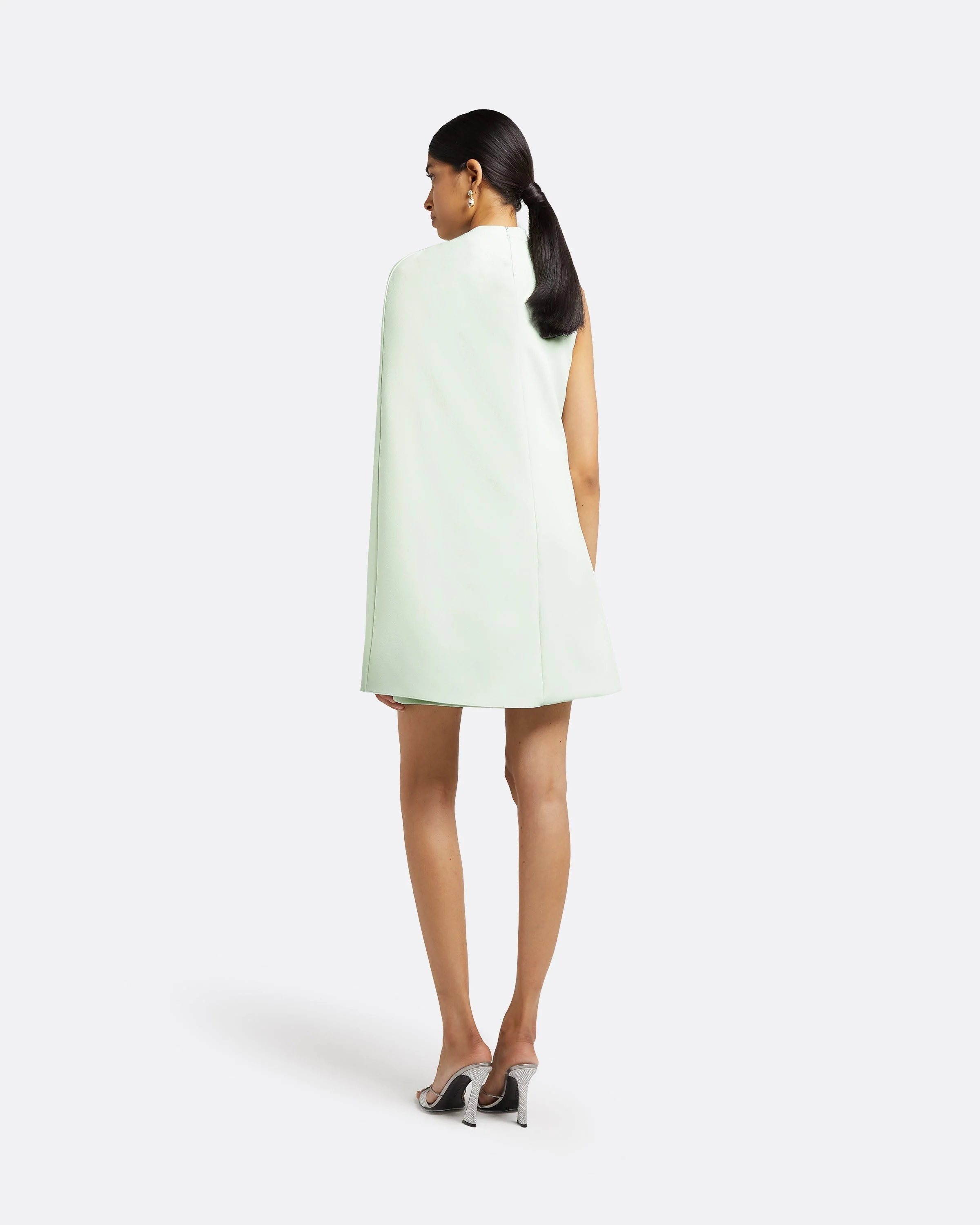 Margareta Spearmint Short Dress - Image 2