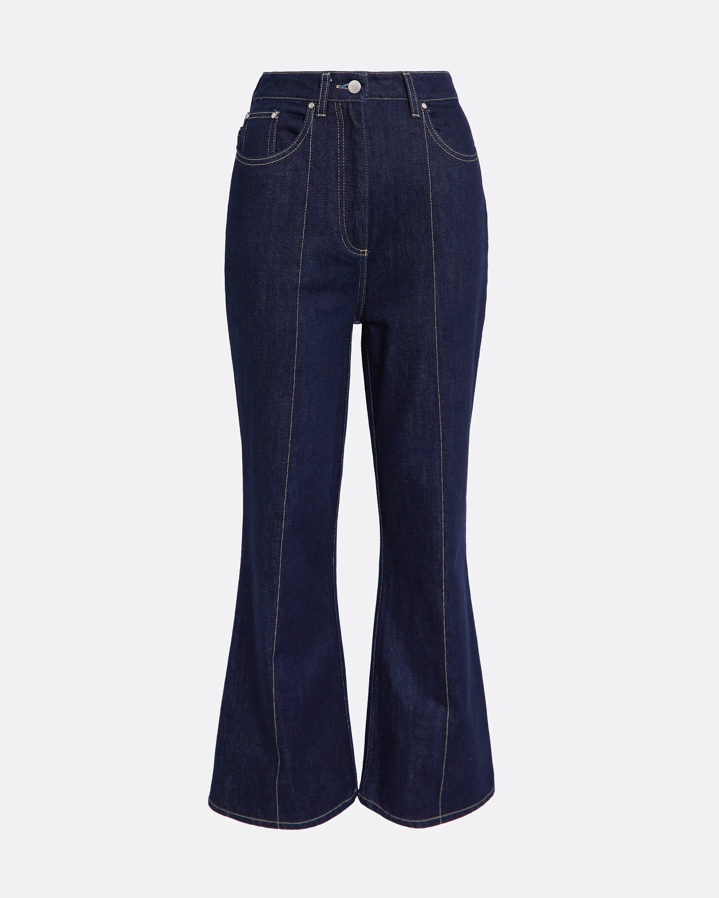 Marietta Denim Trouser in Dark Wash - Image 5