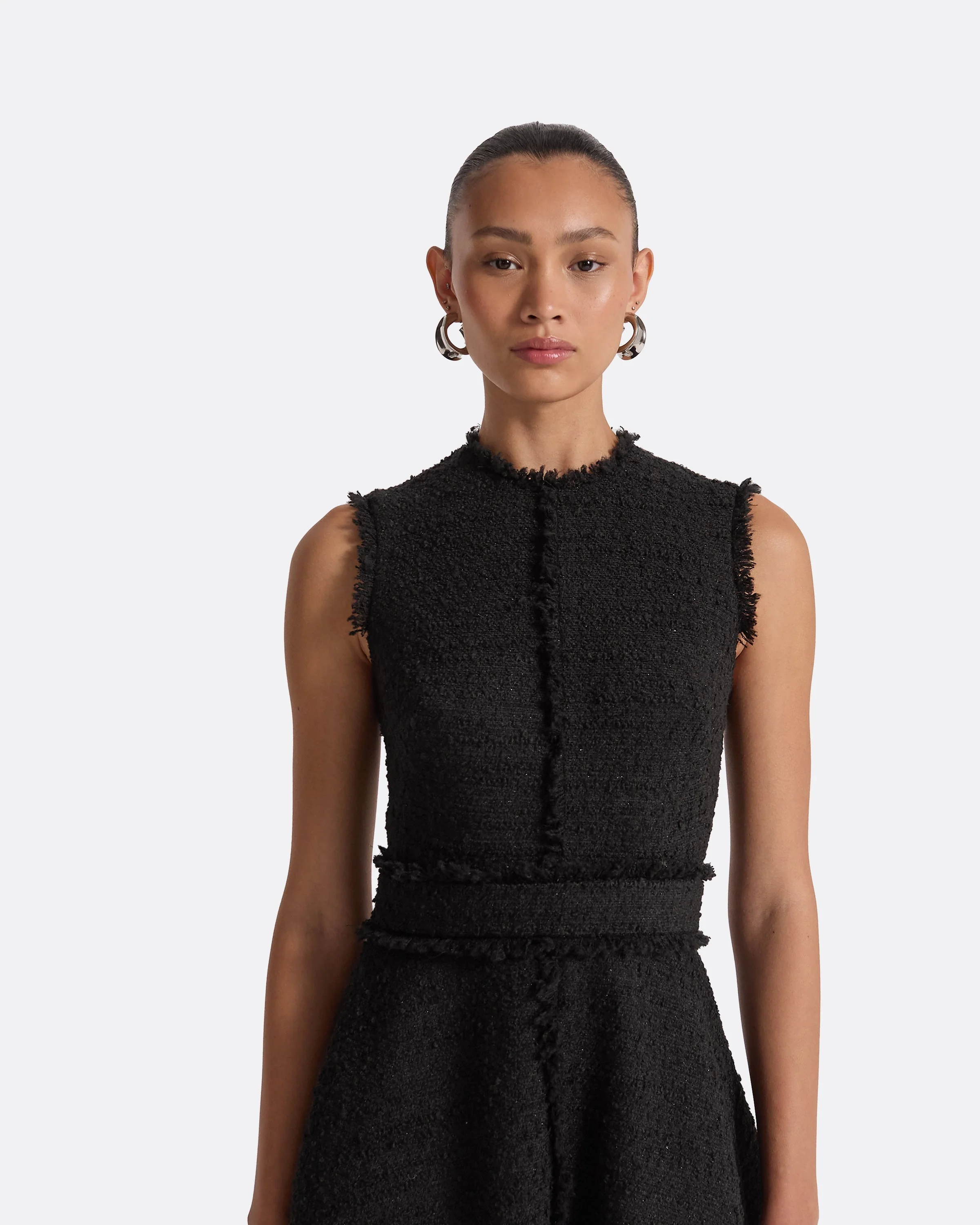 Mary Black Midi Dress - Image 8