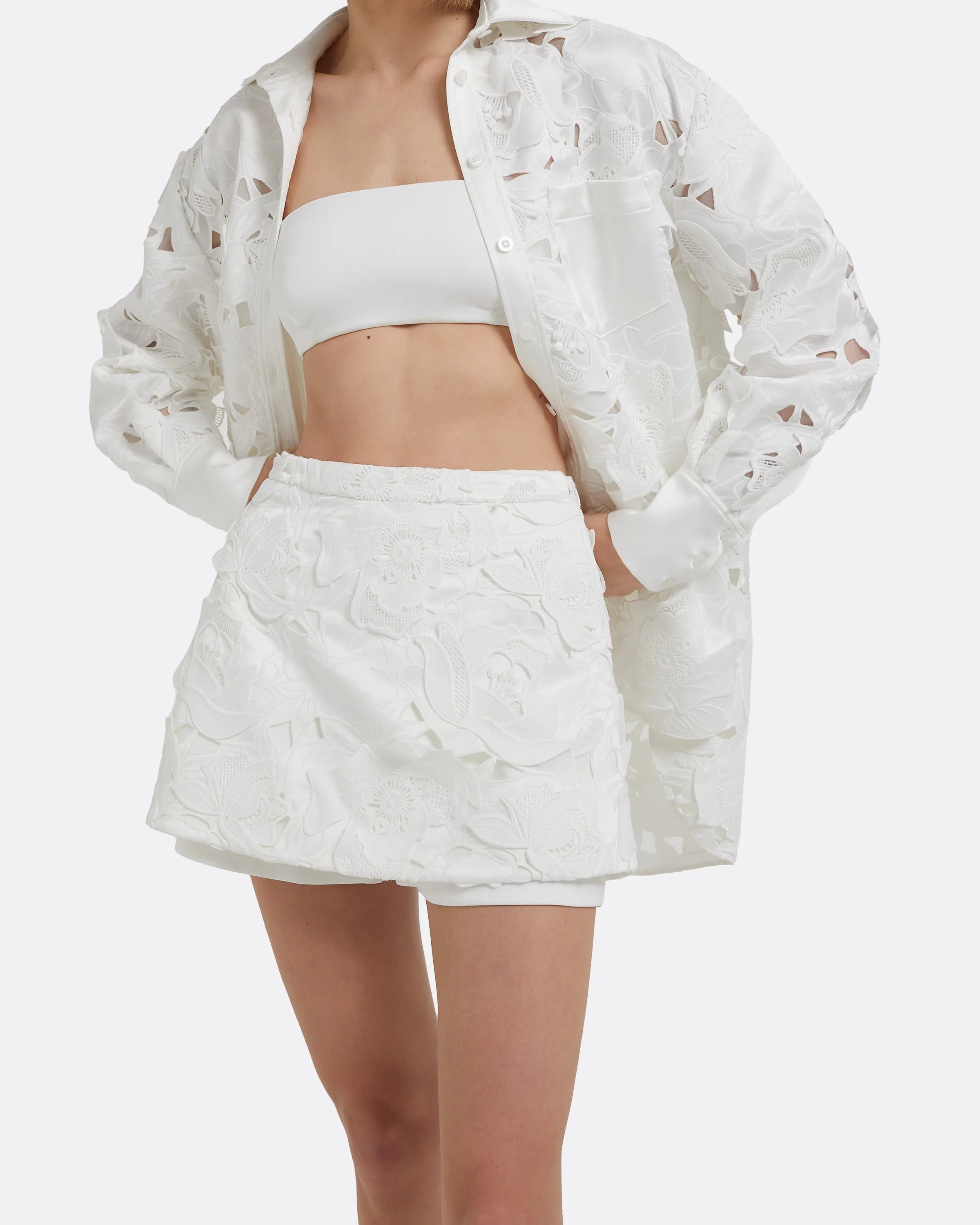 Matilda Skirt in Ivory - Image 3