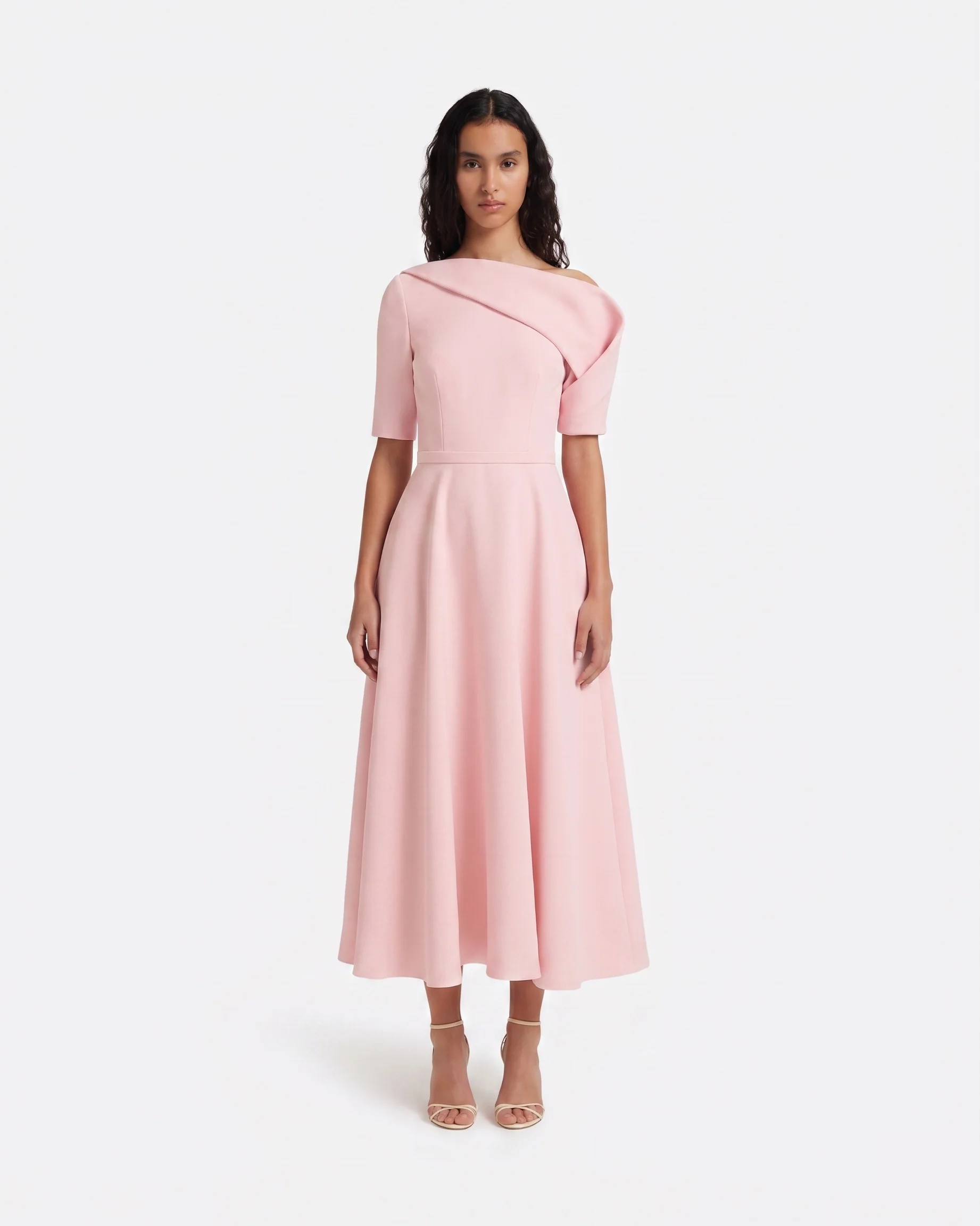 Melinda Midi Dress in Lychee - Image 11