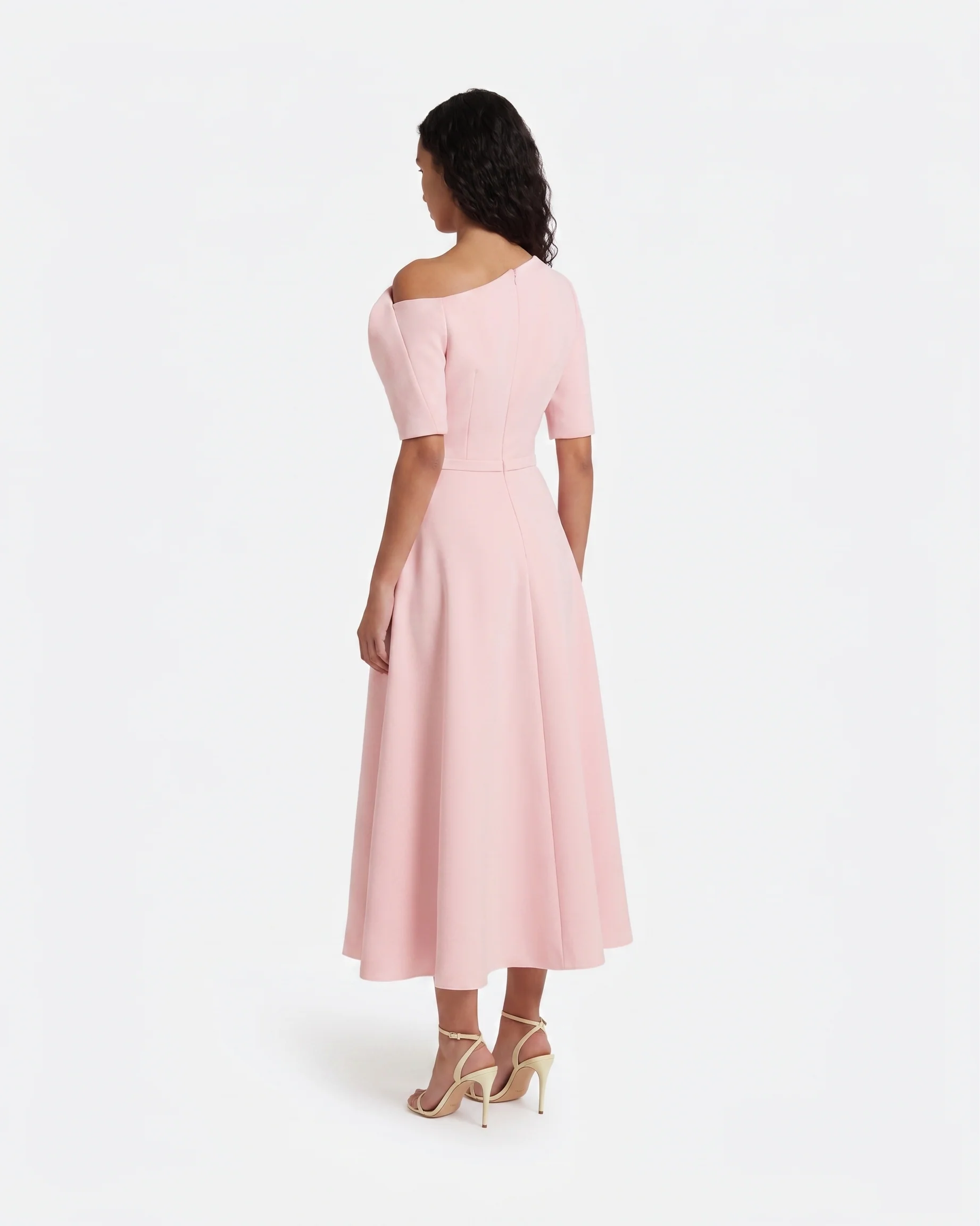 Melinda Midi Dress in Lychee - Image 12