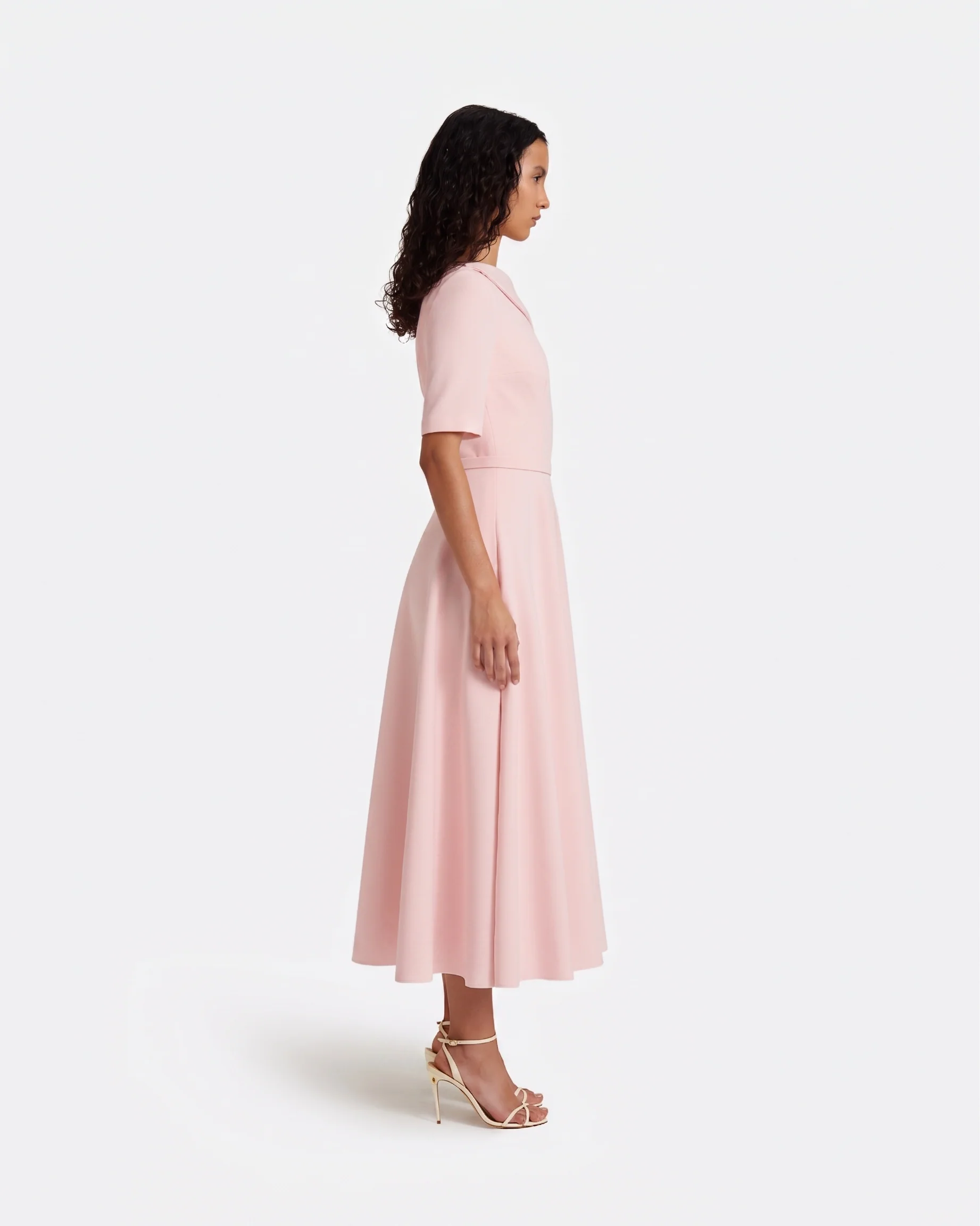 Melinda Midi Dress in Lychee - Image 9