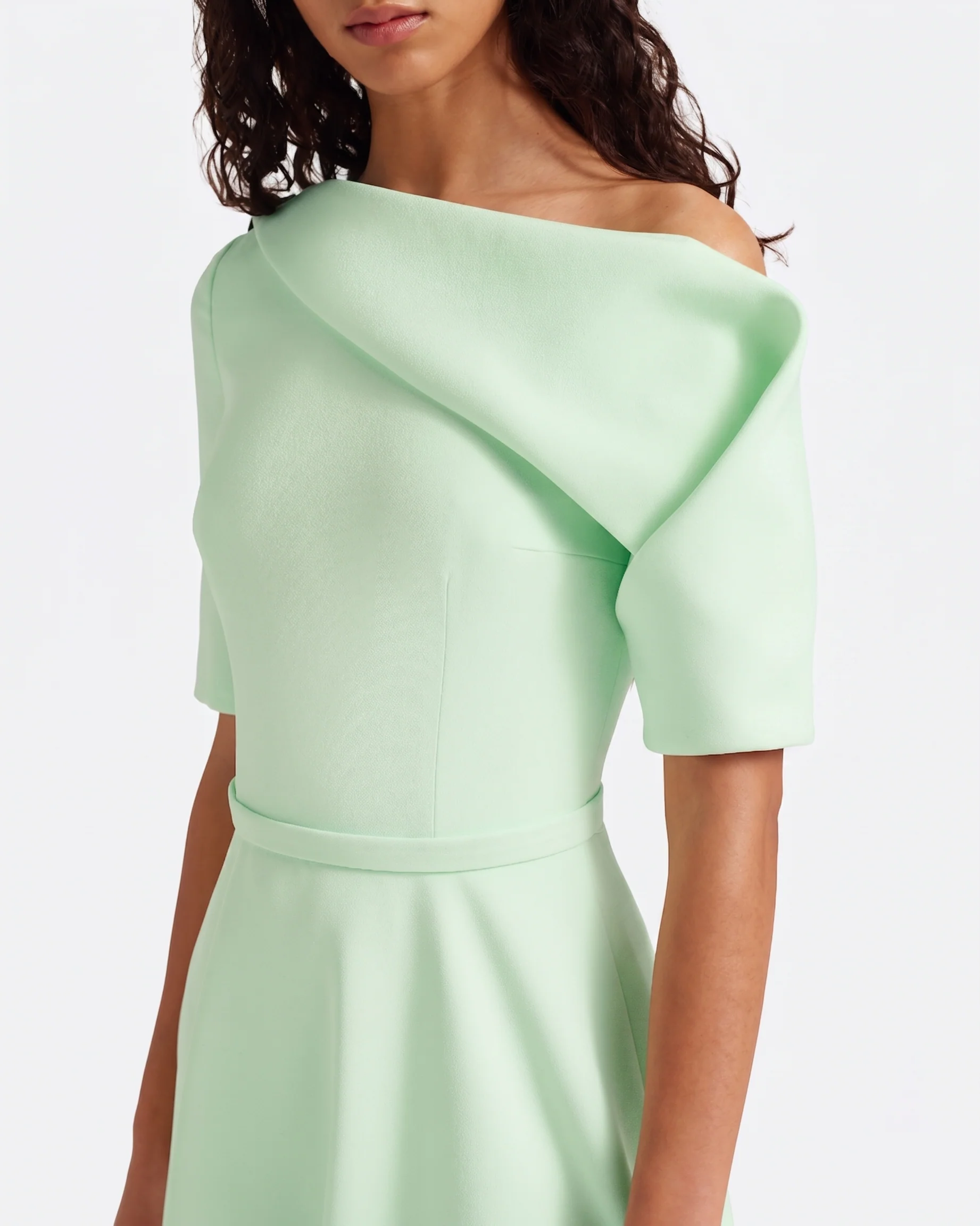 Melinda Midi Dress in Sea Glass - Image 8