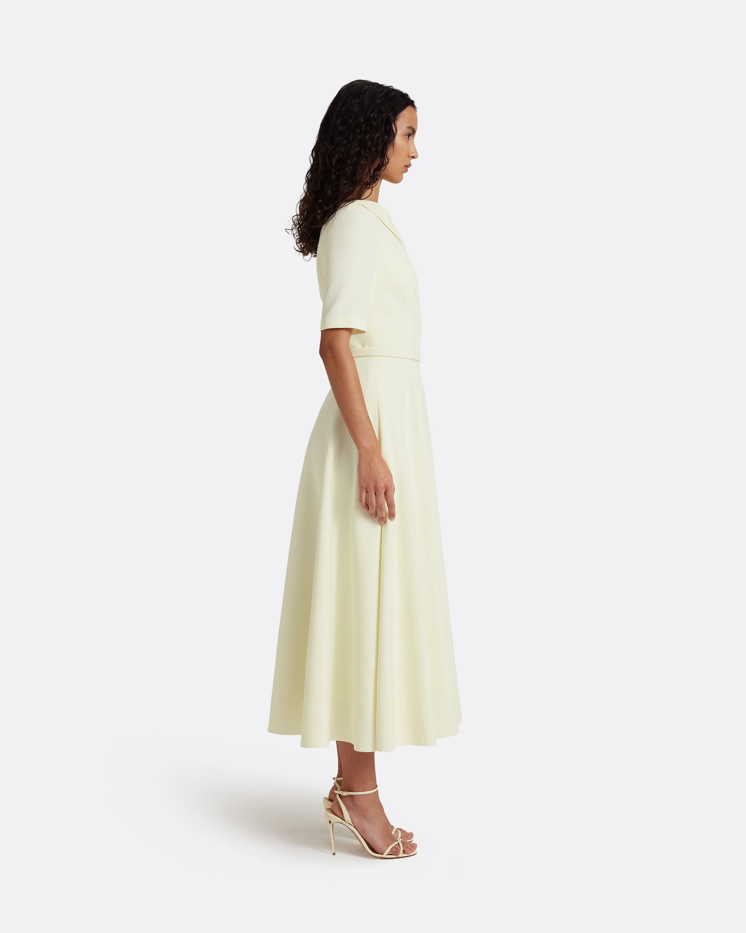 Melinda Midi Dress in Sorbet - Image 4