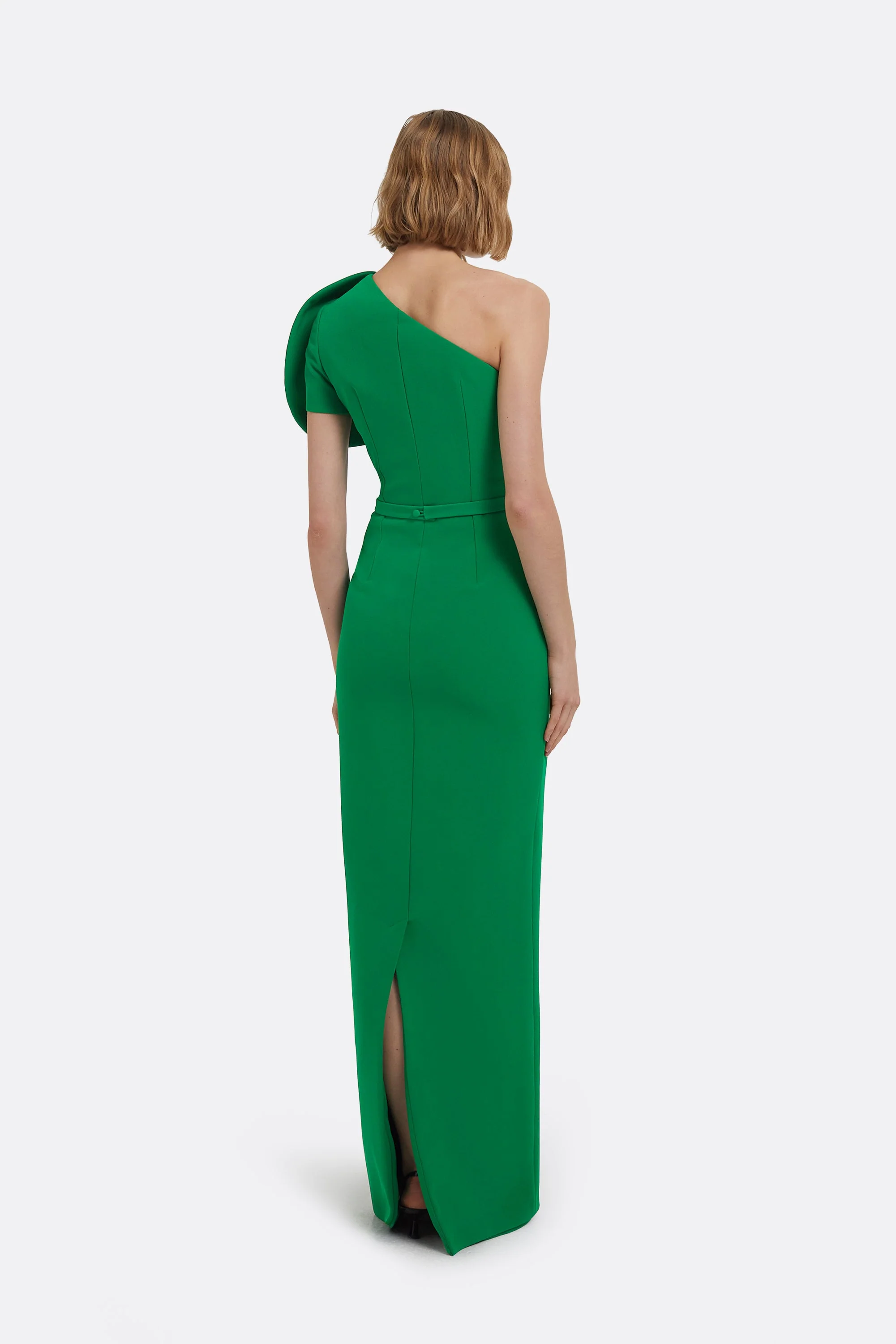 Millie Long Dress in Jewel Green - Image 12