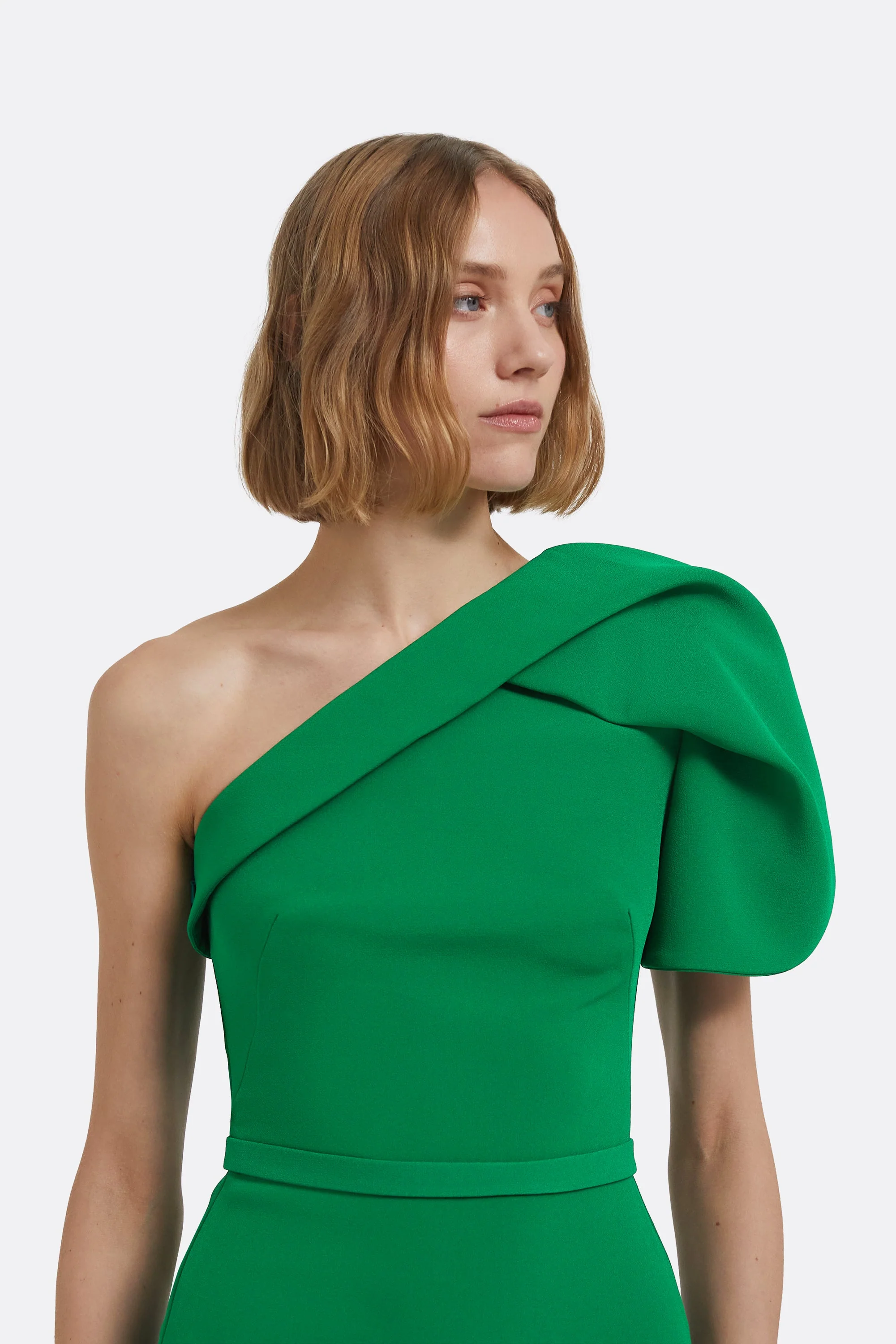 Millie Long Dress in Jewel Green - Image 13