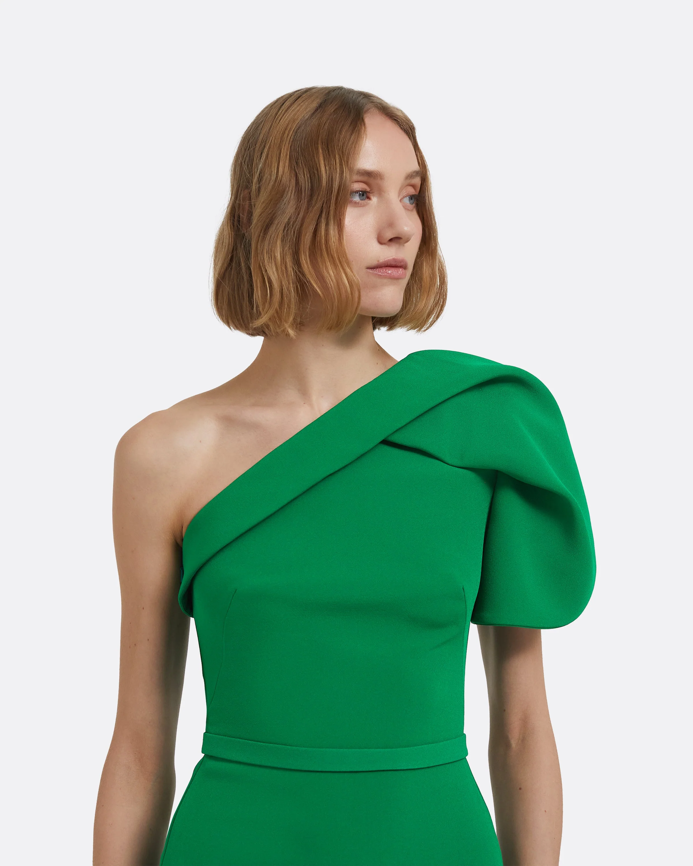 Millie Long Dress in Jewel Green - Image 3