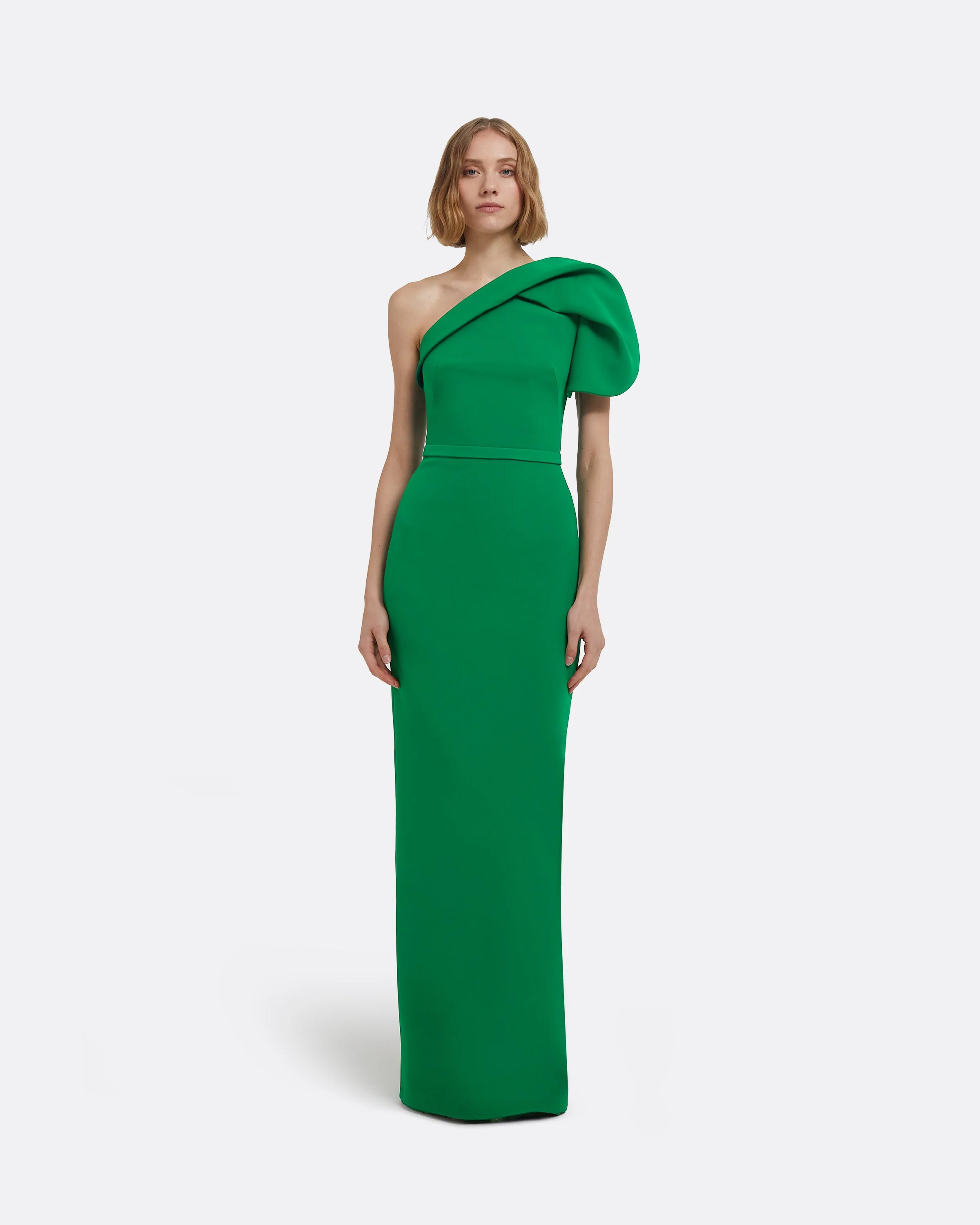Millie Long Dress in Jewel Green - Image 6