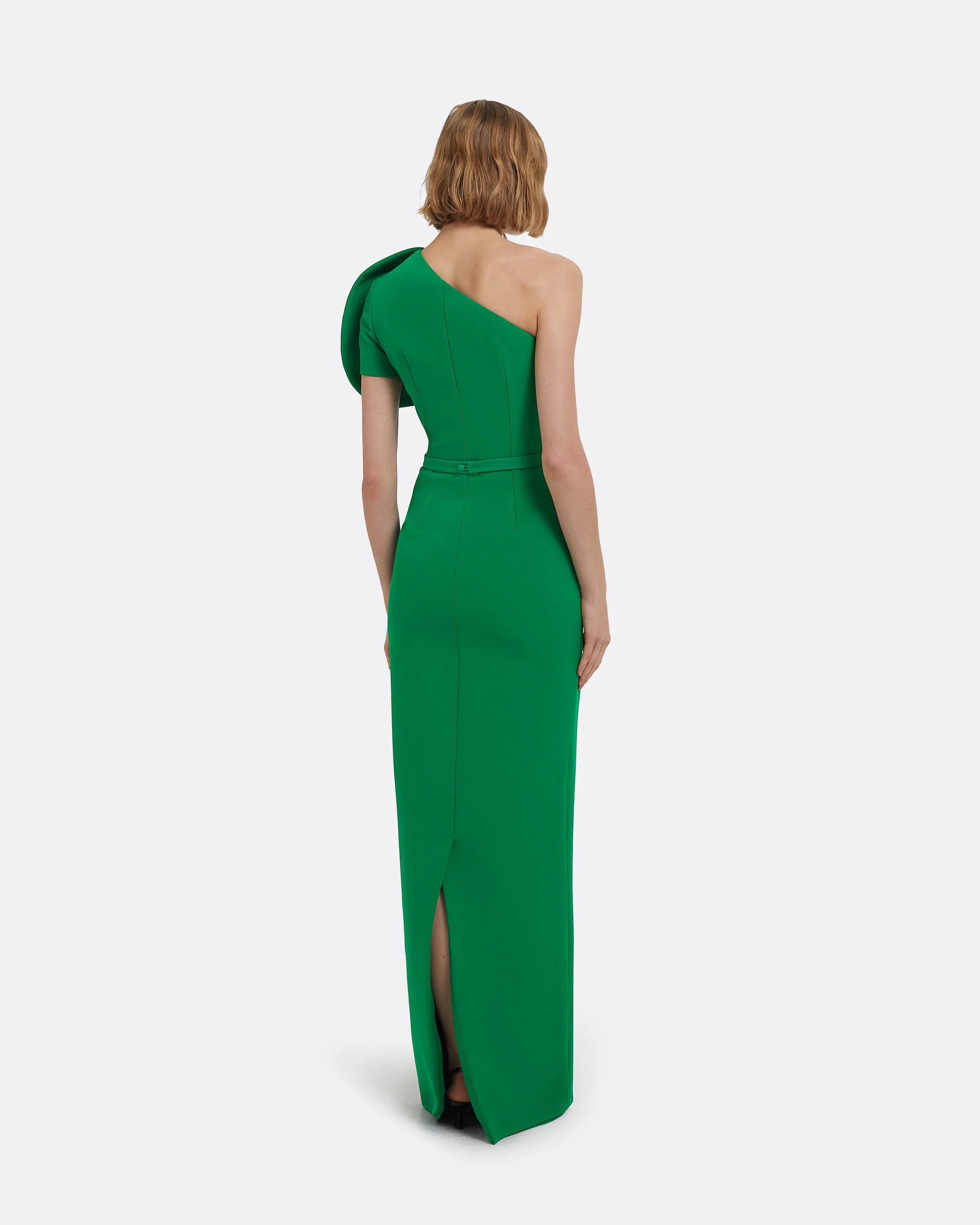 Millie Long Dress in Jewel Green - Image 7