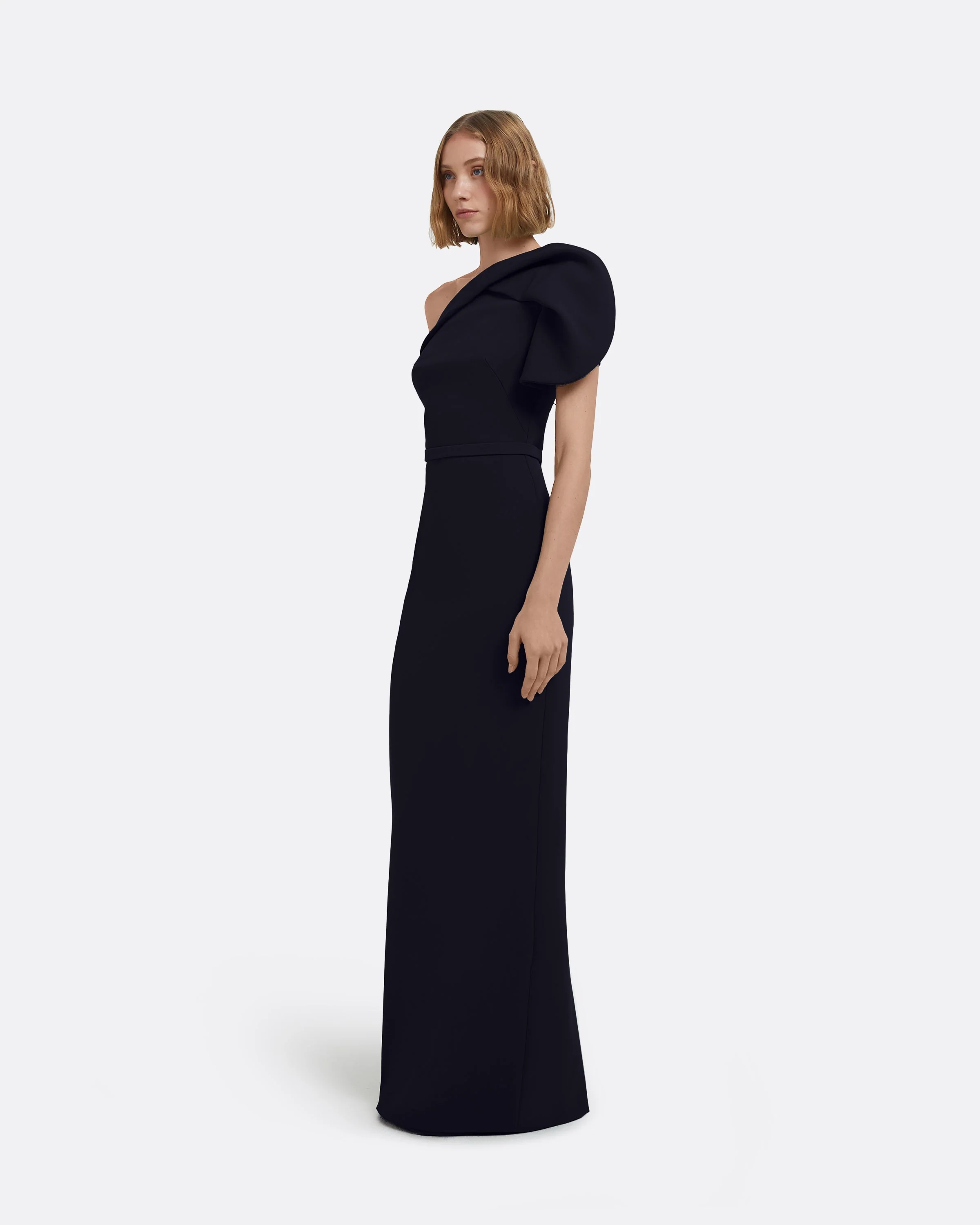 Millie Long Dresses In Midnight Navy - Image 8