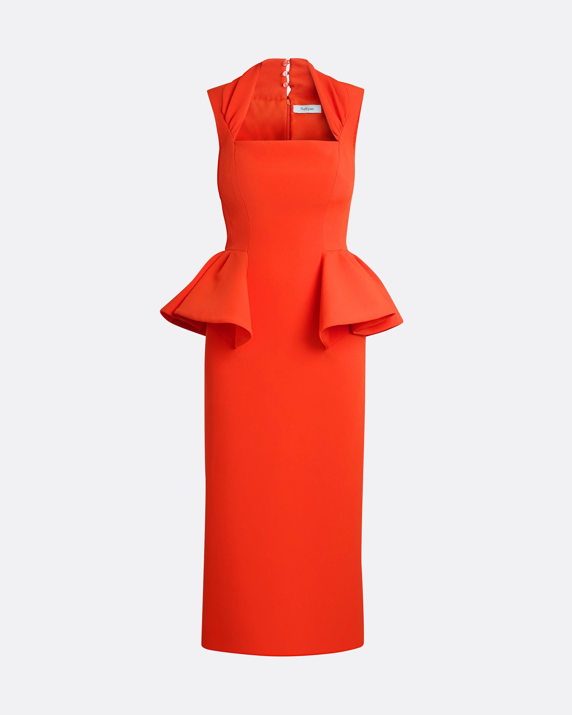 Milou Midi Dress in Apple Red - Image 5
