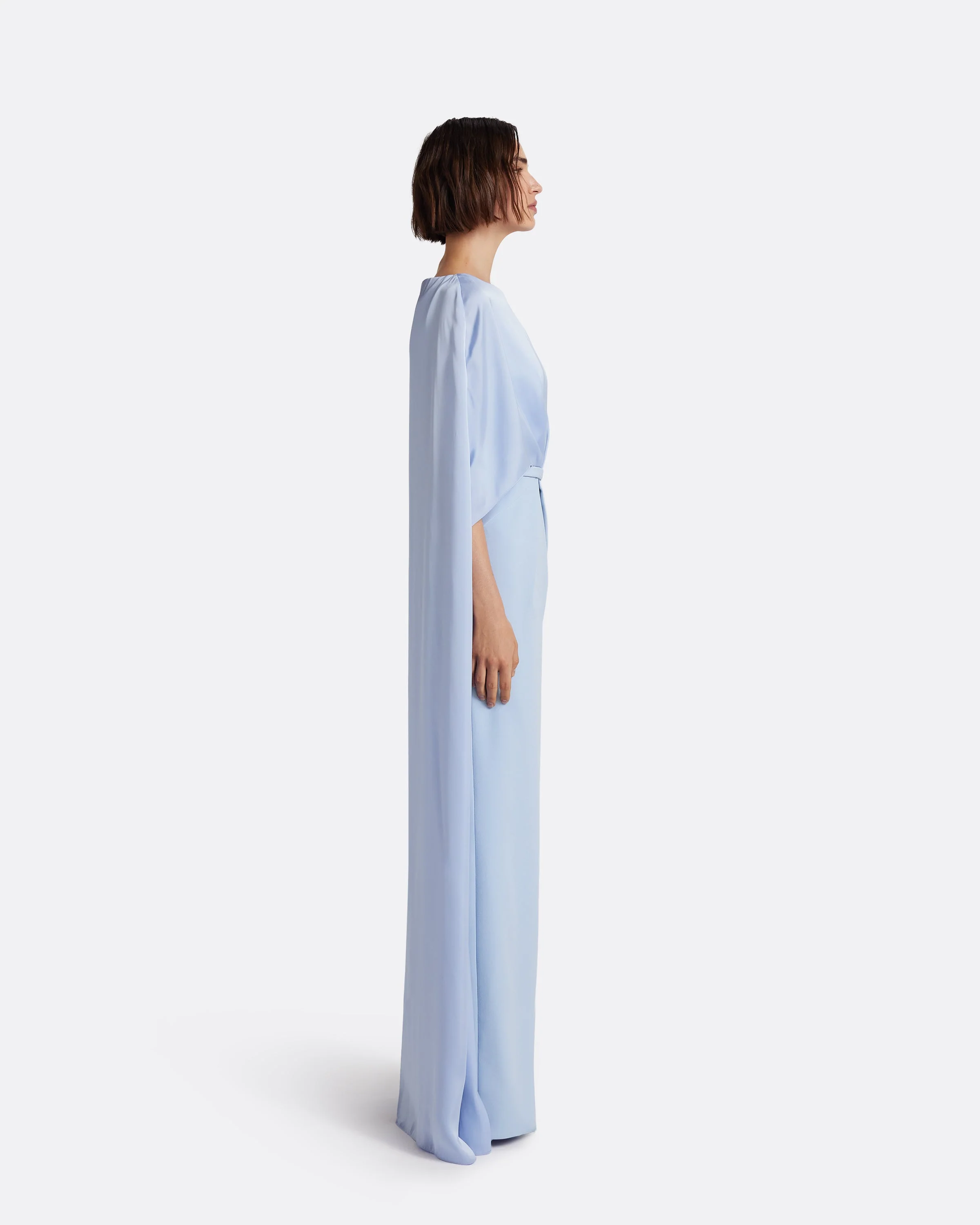 Mirabella Long Dress in Soft Sky - Image 4