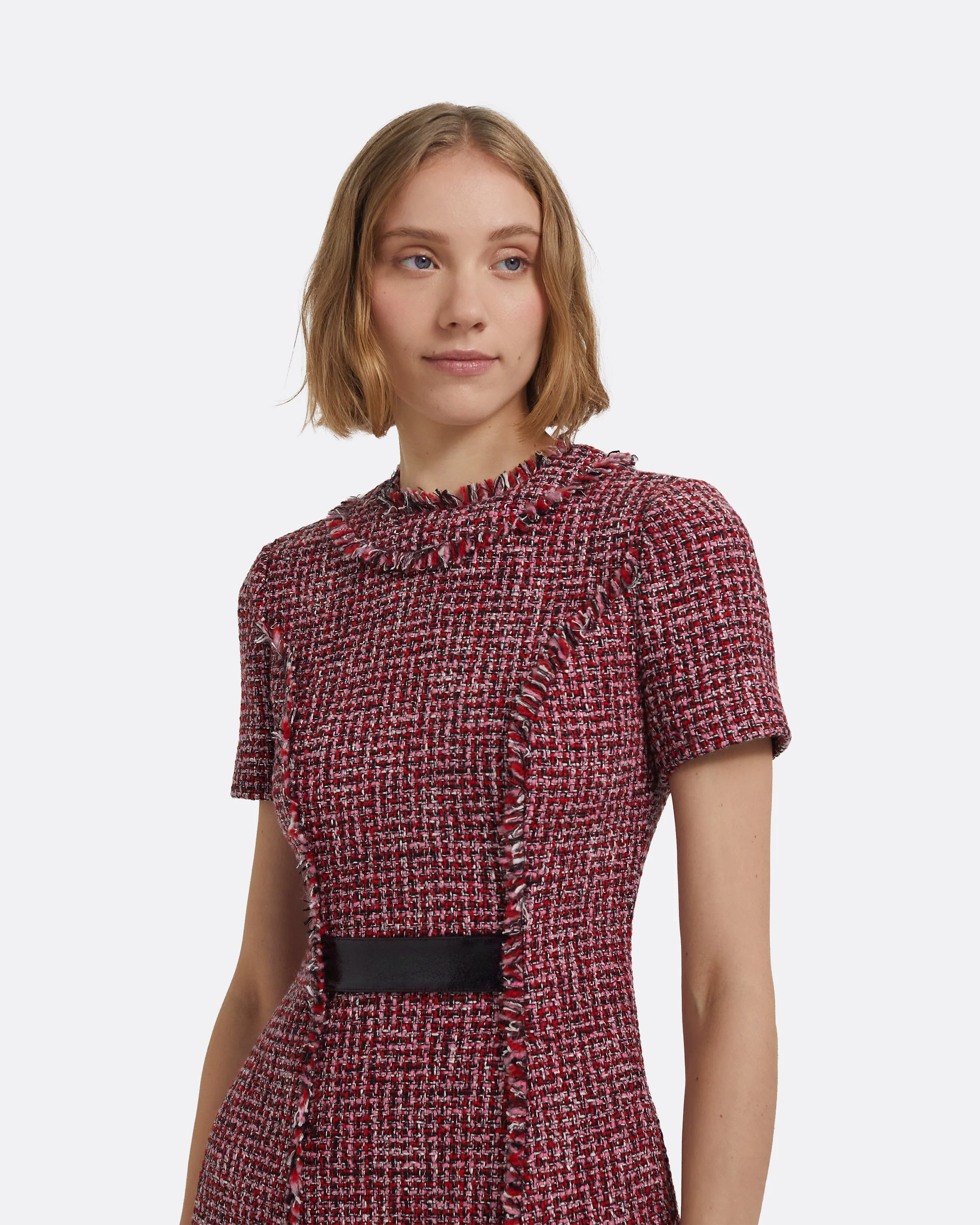 Misa Short Dress in Multi-Pinks - Image 3