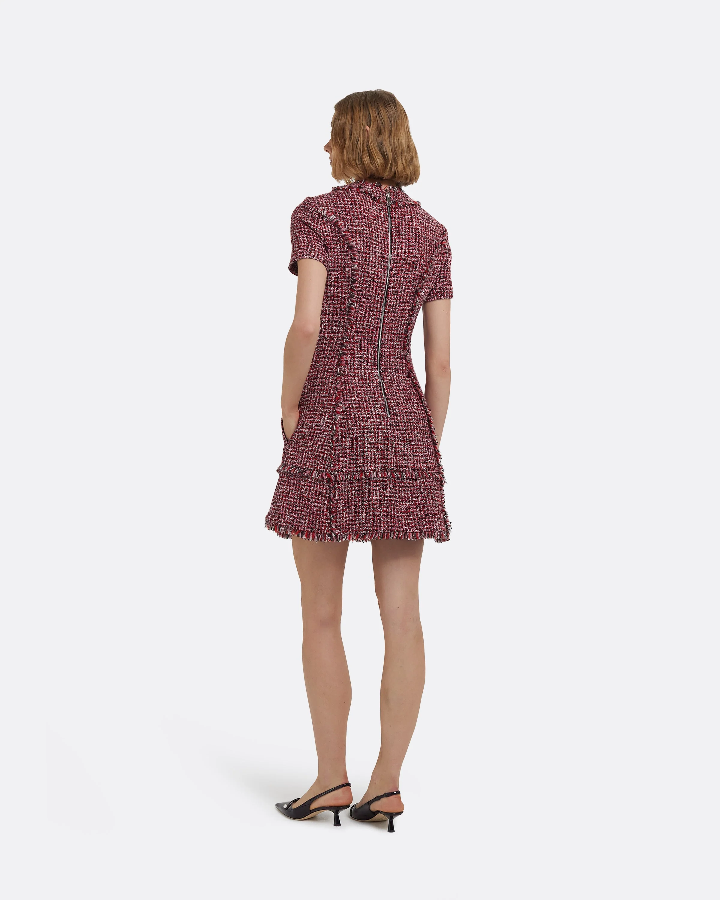 Misa Short Dress in Multi-Pinks - Image 7