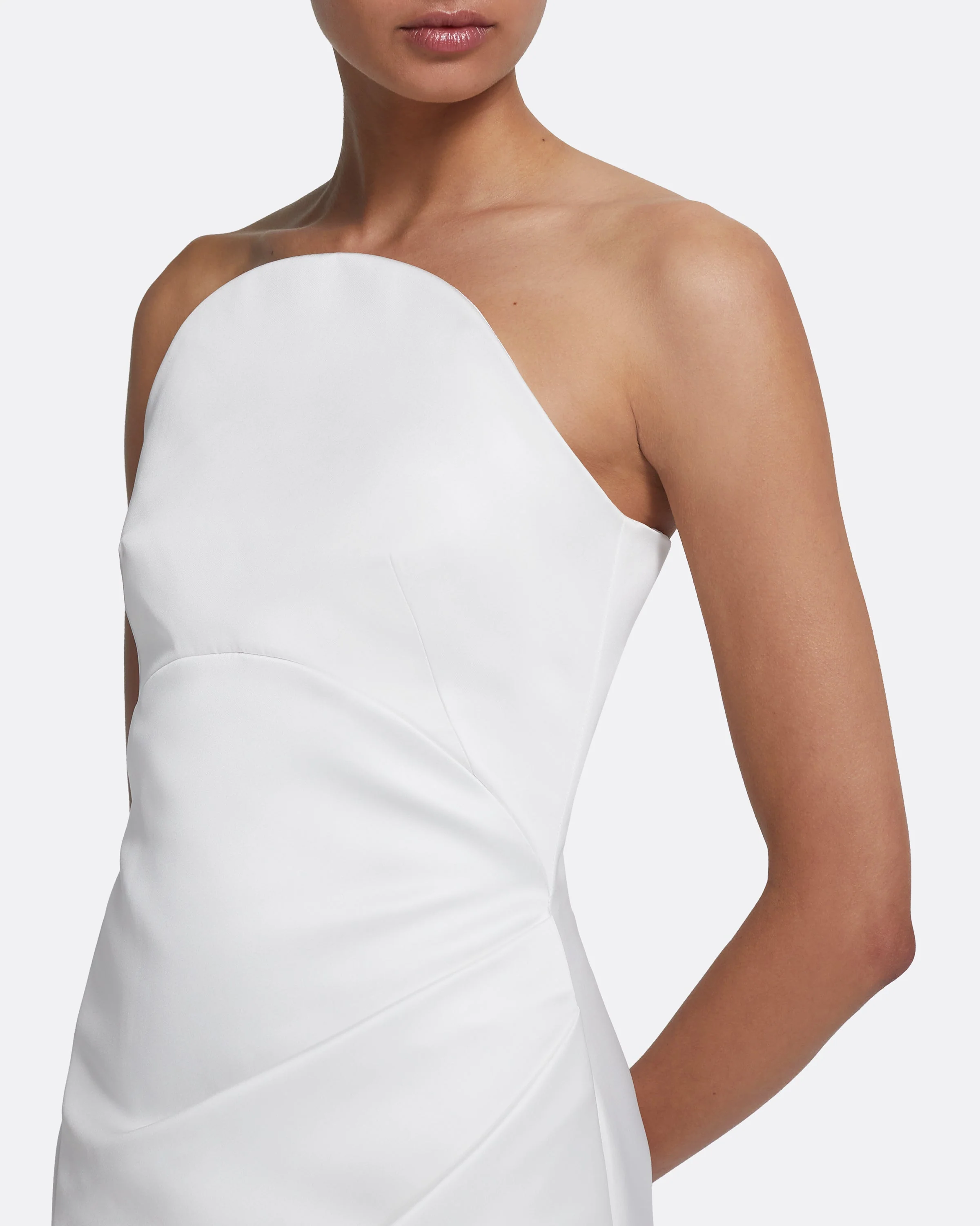 Misaki Long Dress in Porcelain - Image 10