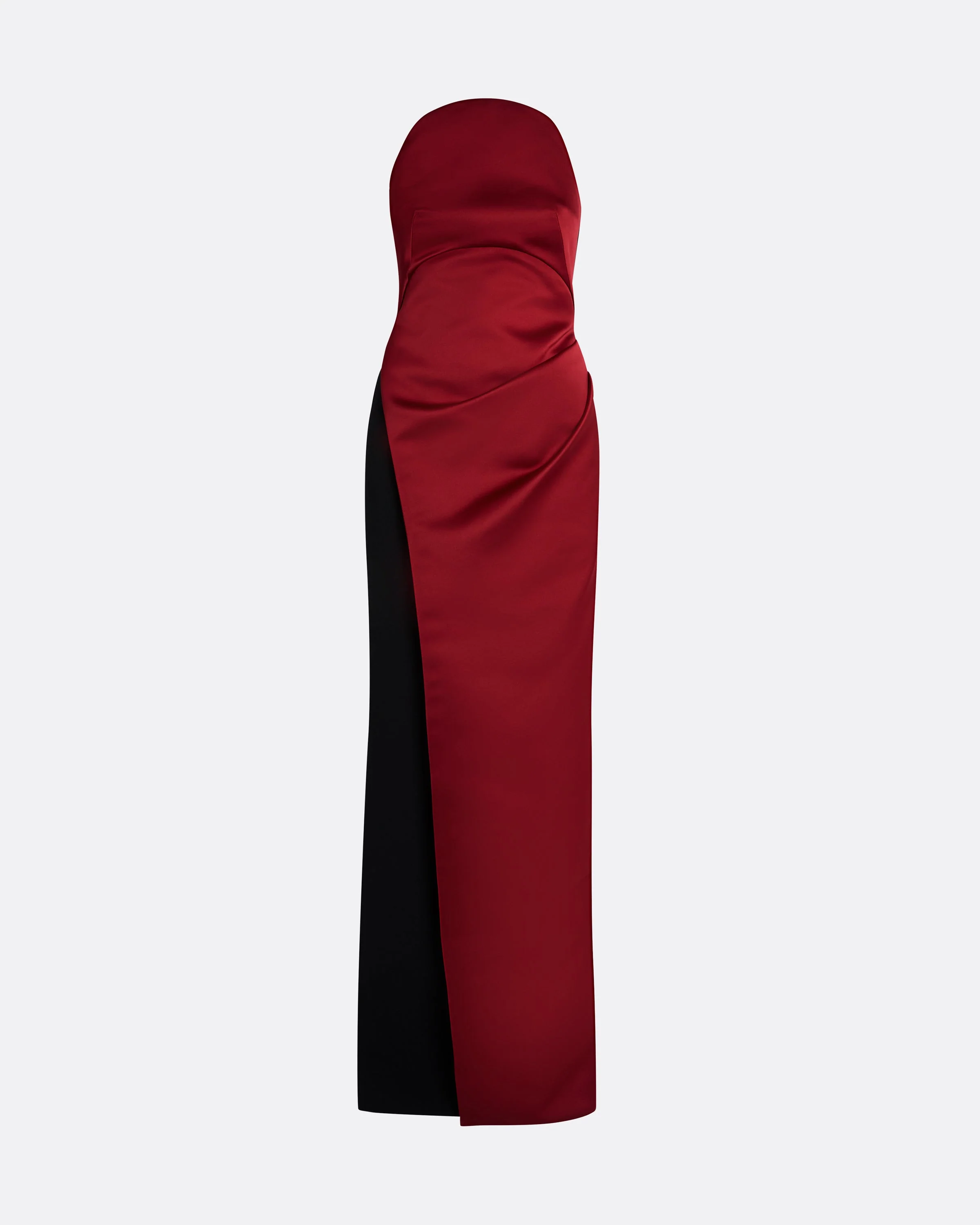 Misaki Long Dress in Swinton on Black - Image 5