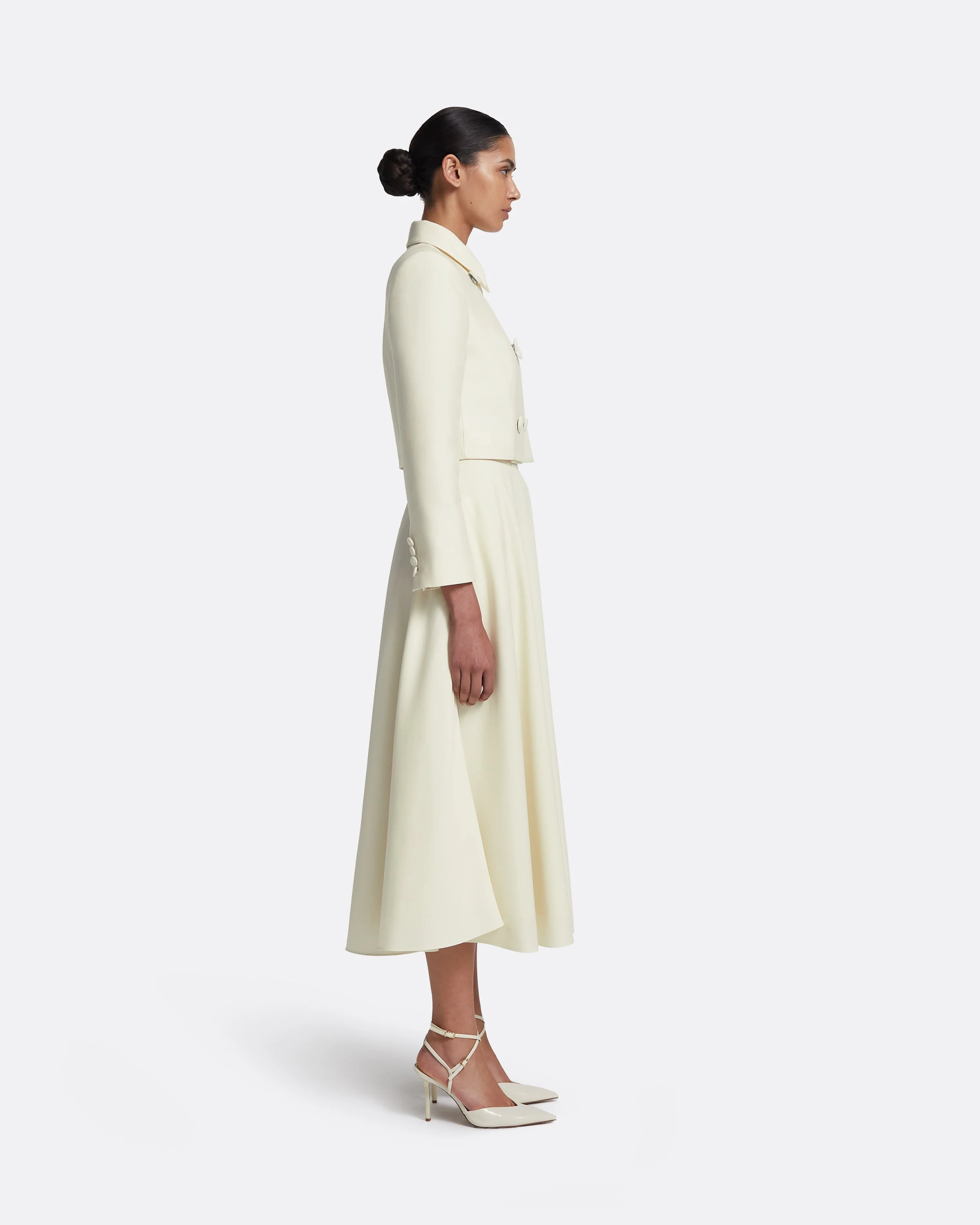 Miwa Skirt in Eggshell - Image 4