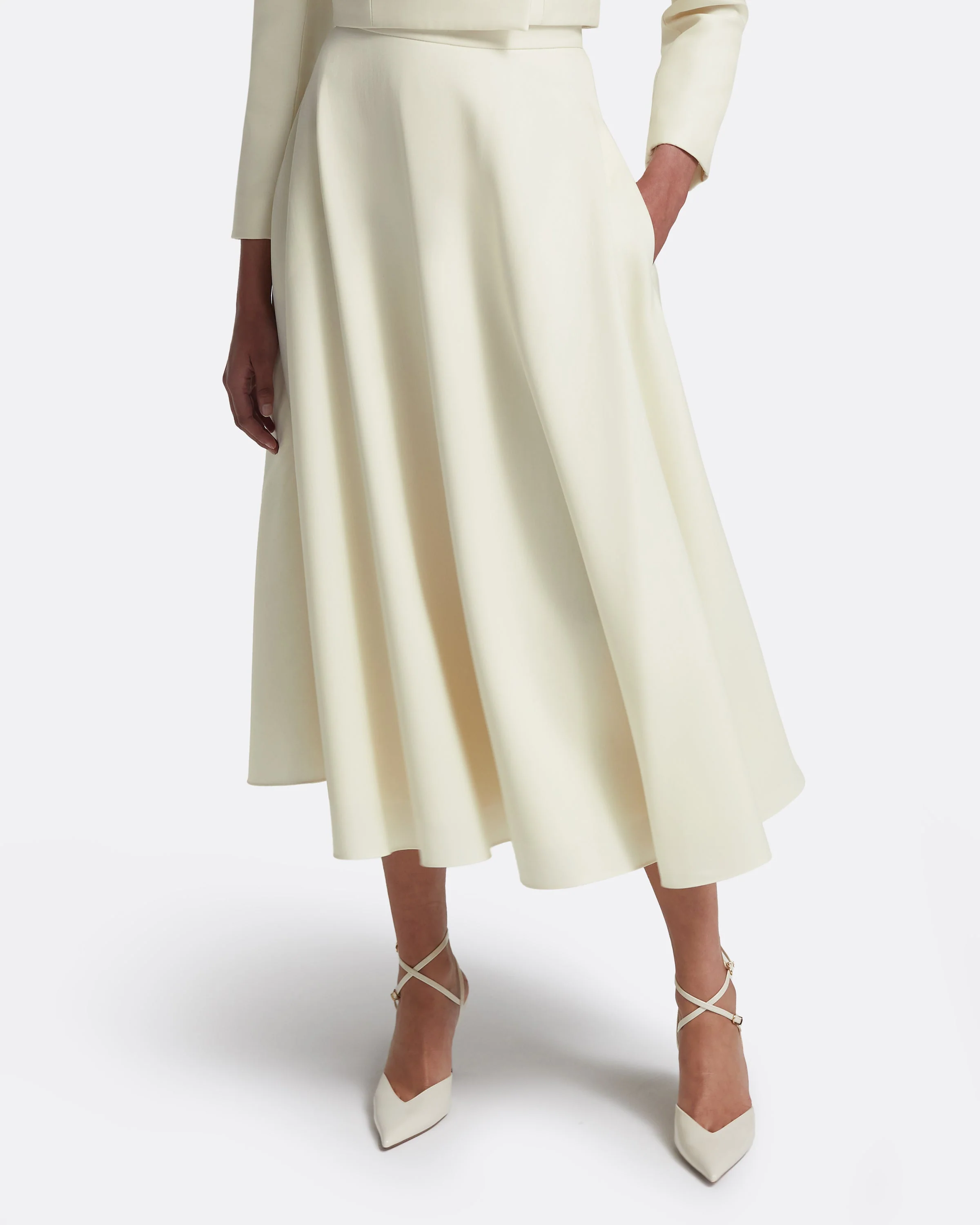 Miwa Skirt in Eggshell - Image 8