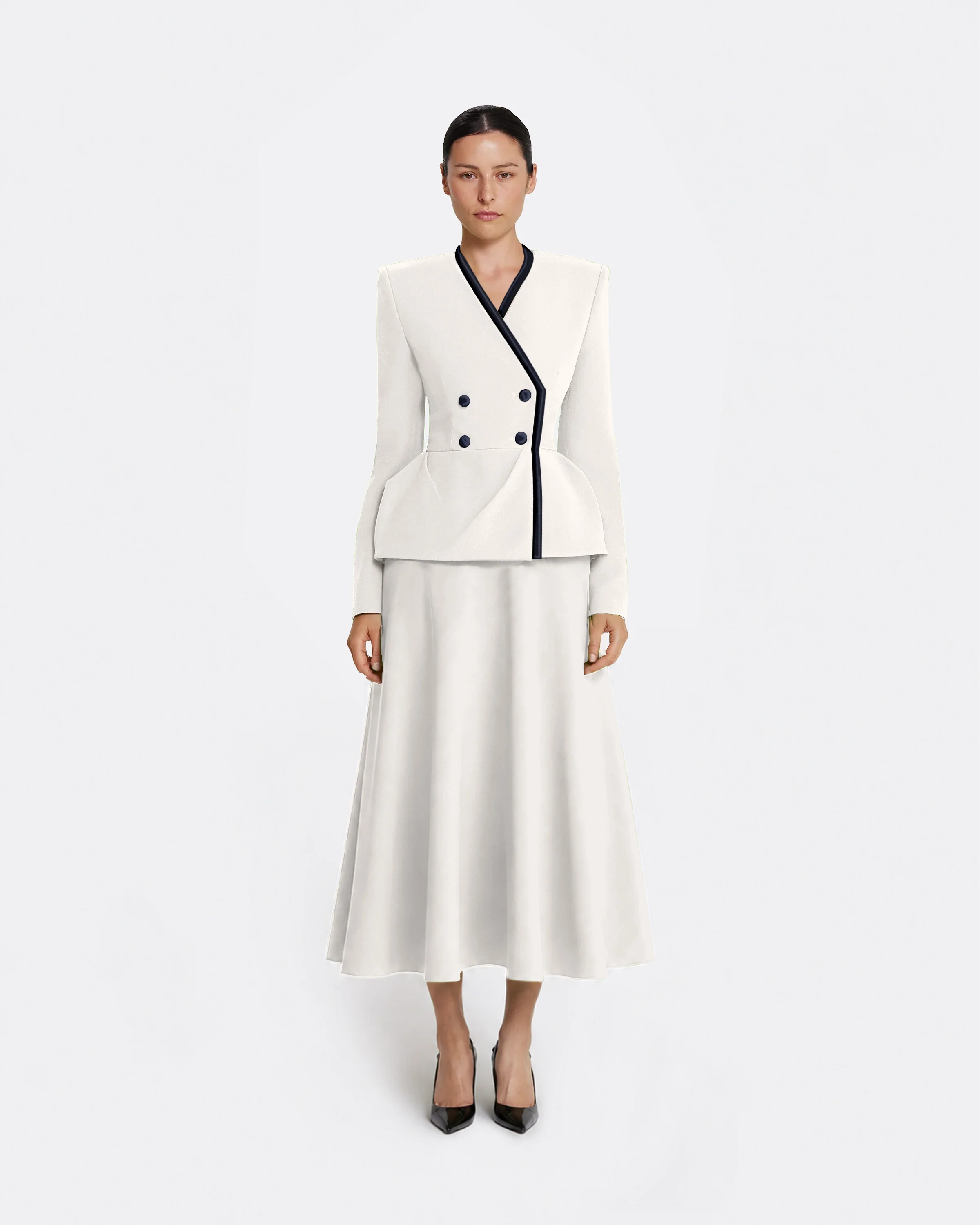 Miwa Skirt in Ivory