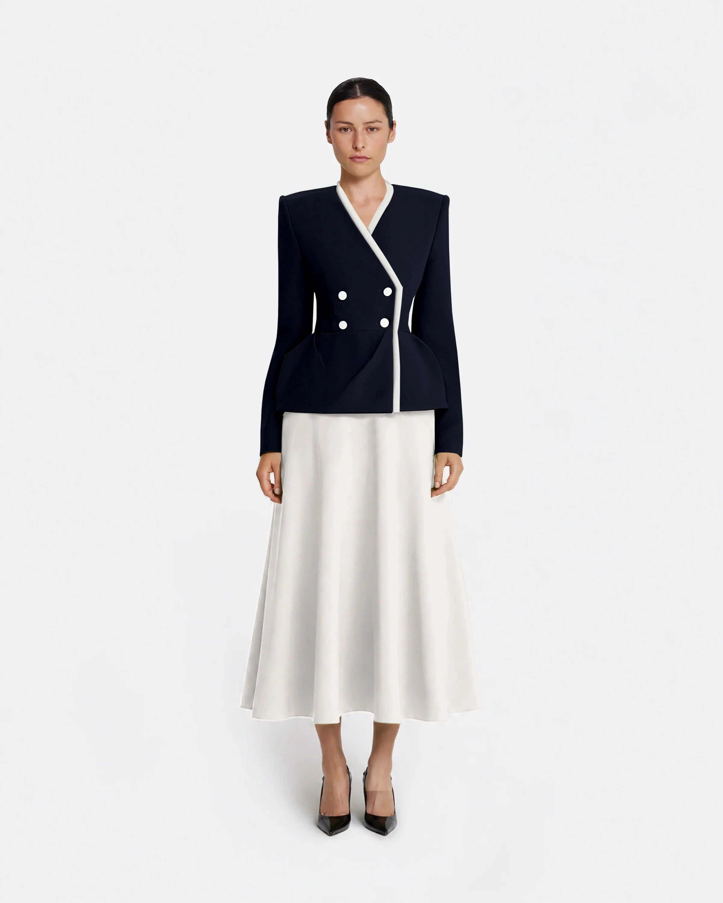 Miwa Skirt in Ivory - Image 4