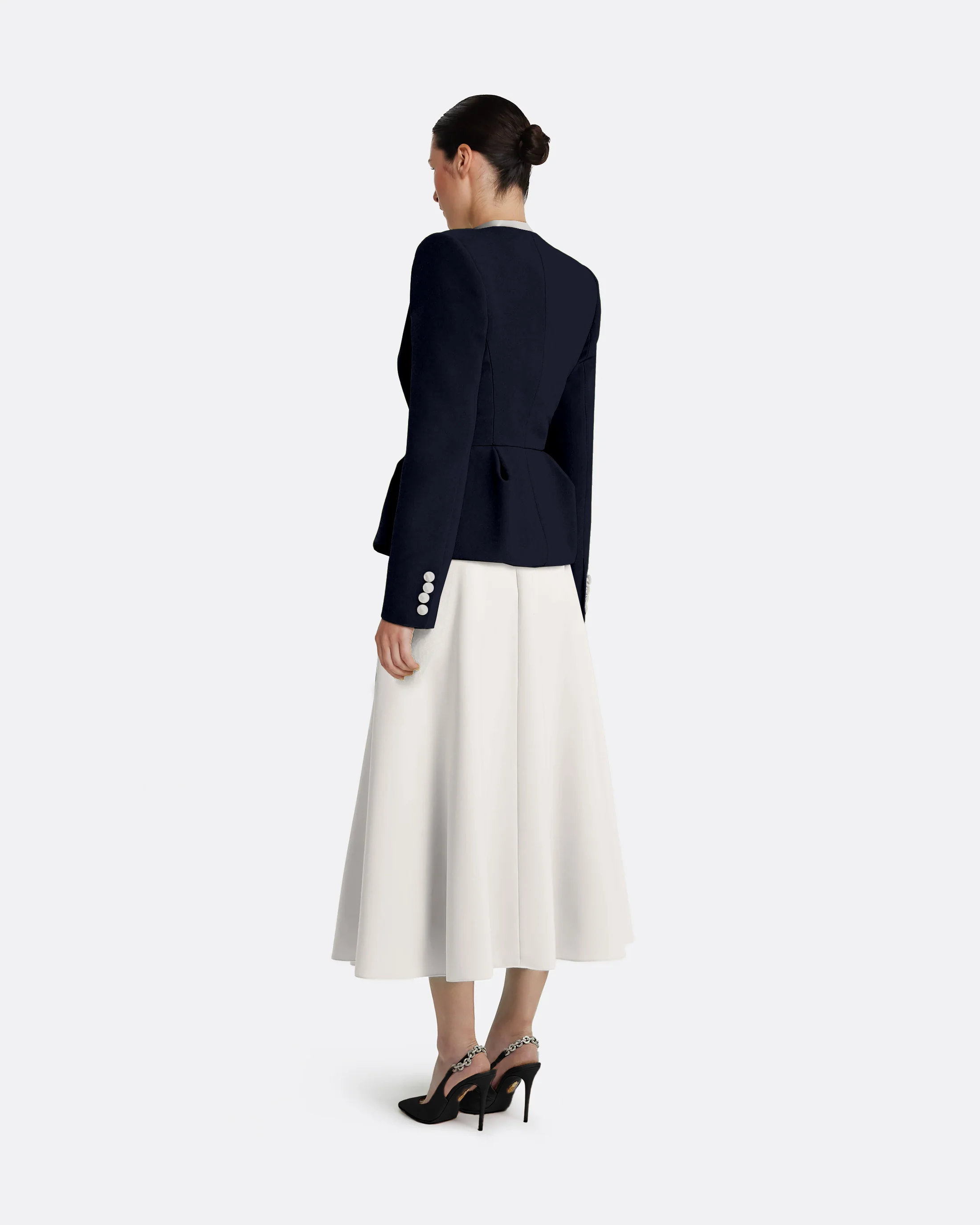 Miwa Skirt in Ivory - Image 5