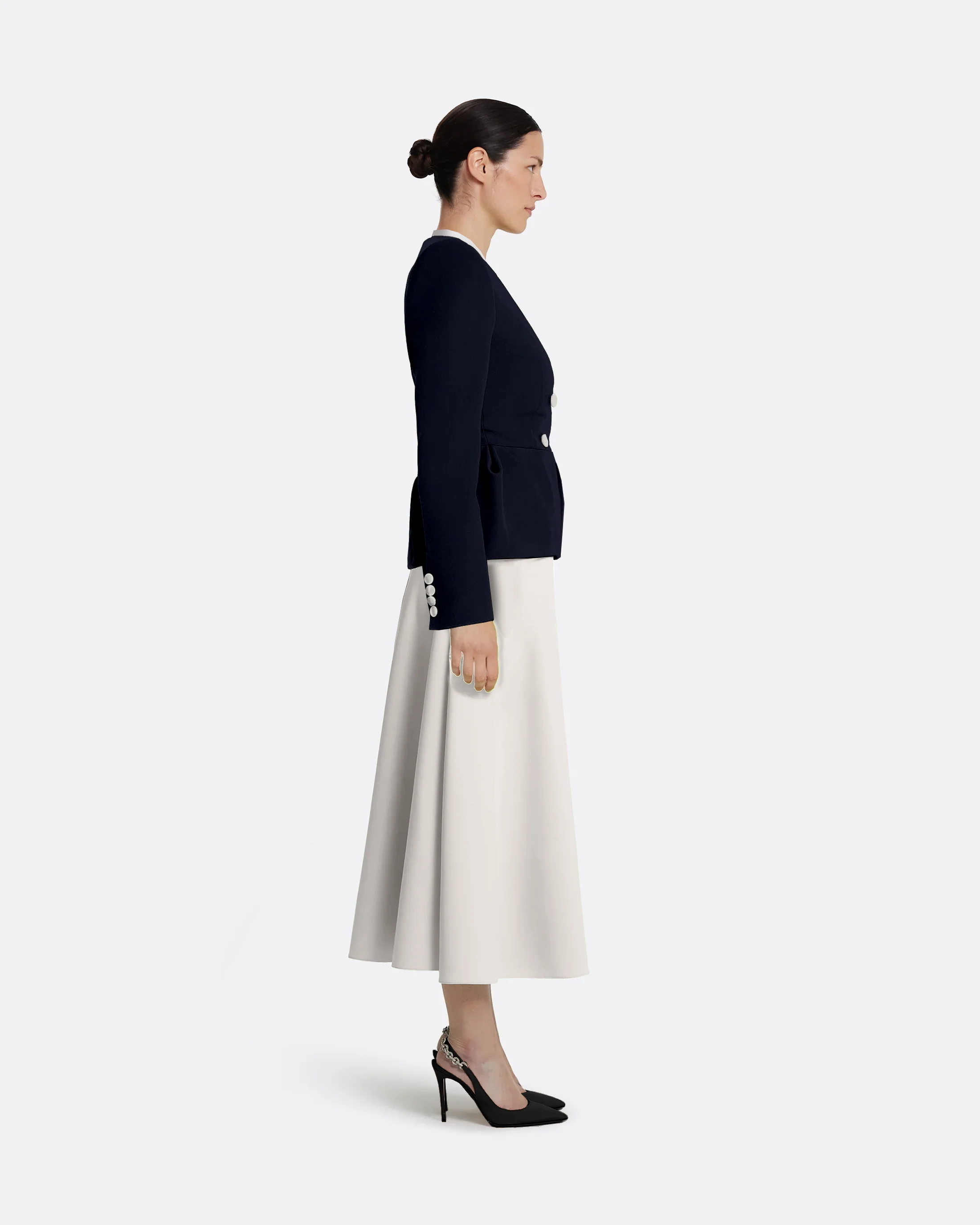Miwa Skirt in Ivory - Image 6