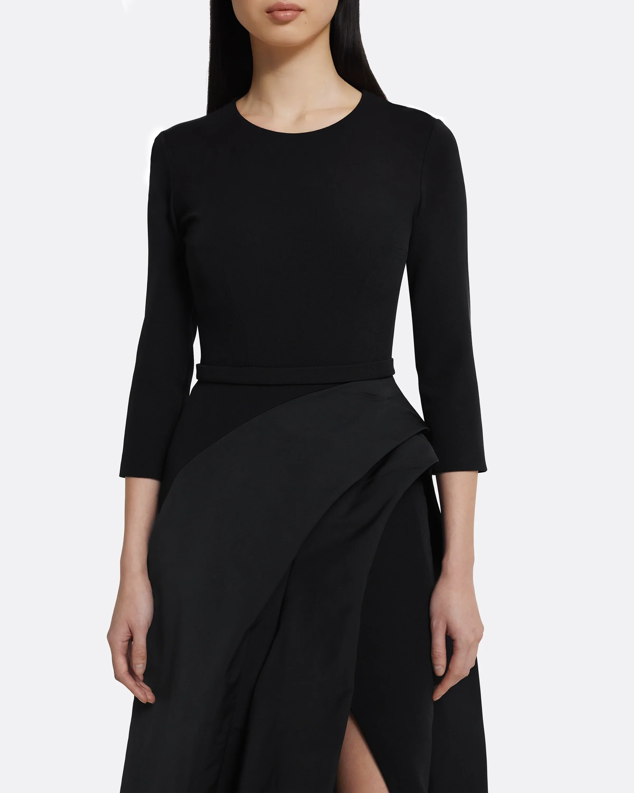 Nala Long Dress in Black - Image 3