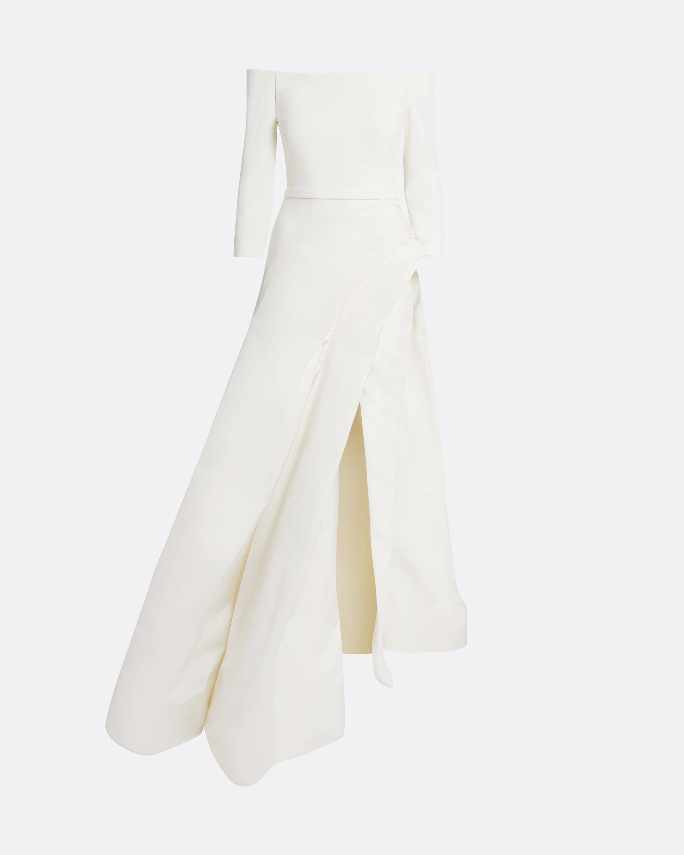 Nila Long Dress in Ivory - Image 10