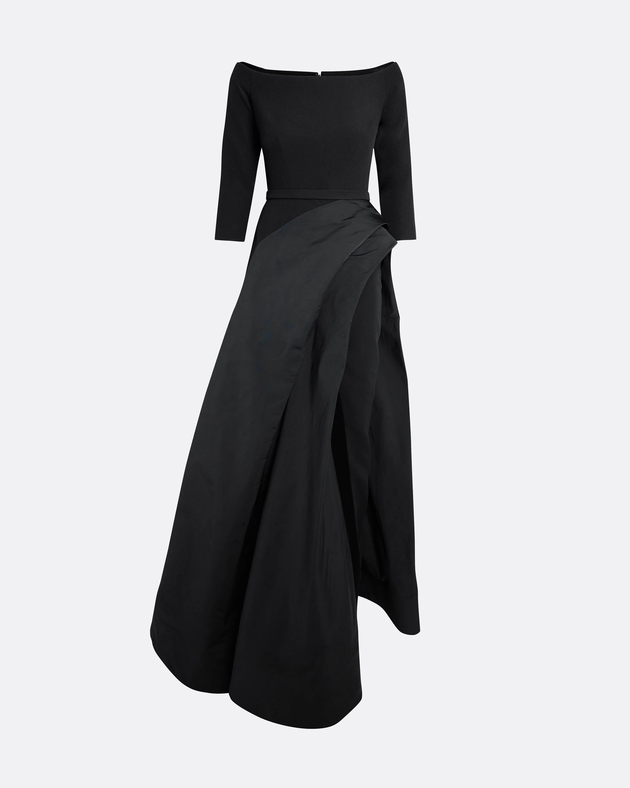 Nila Long Dress in Black - Image 10