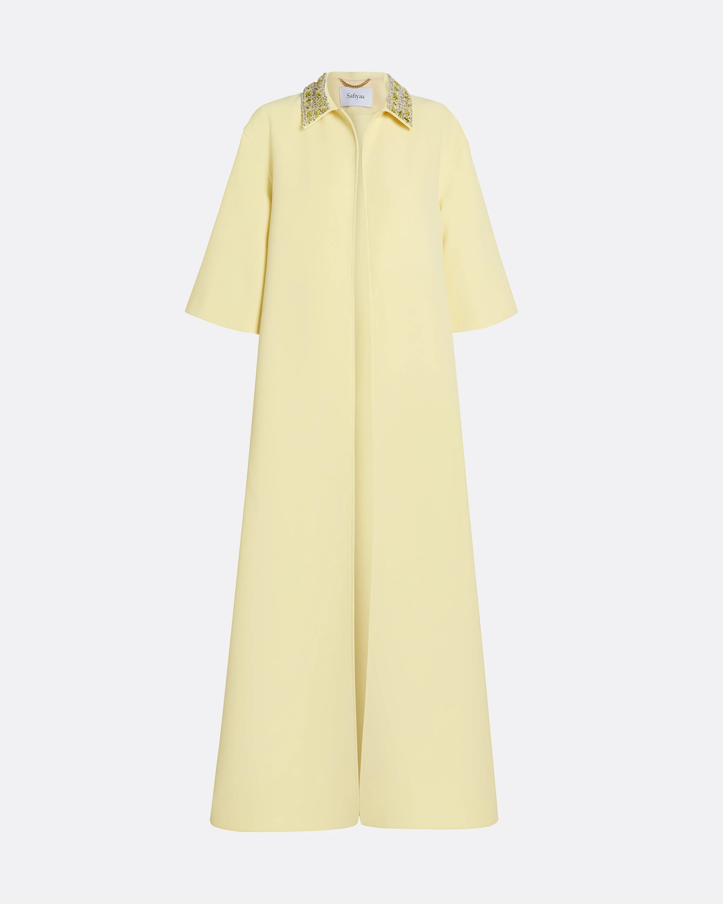 Ninetta Jacket in Pale Yellow with Gold - Image 10