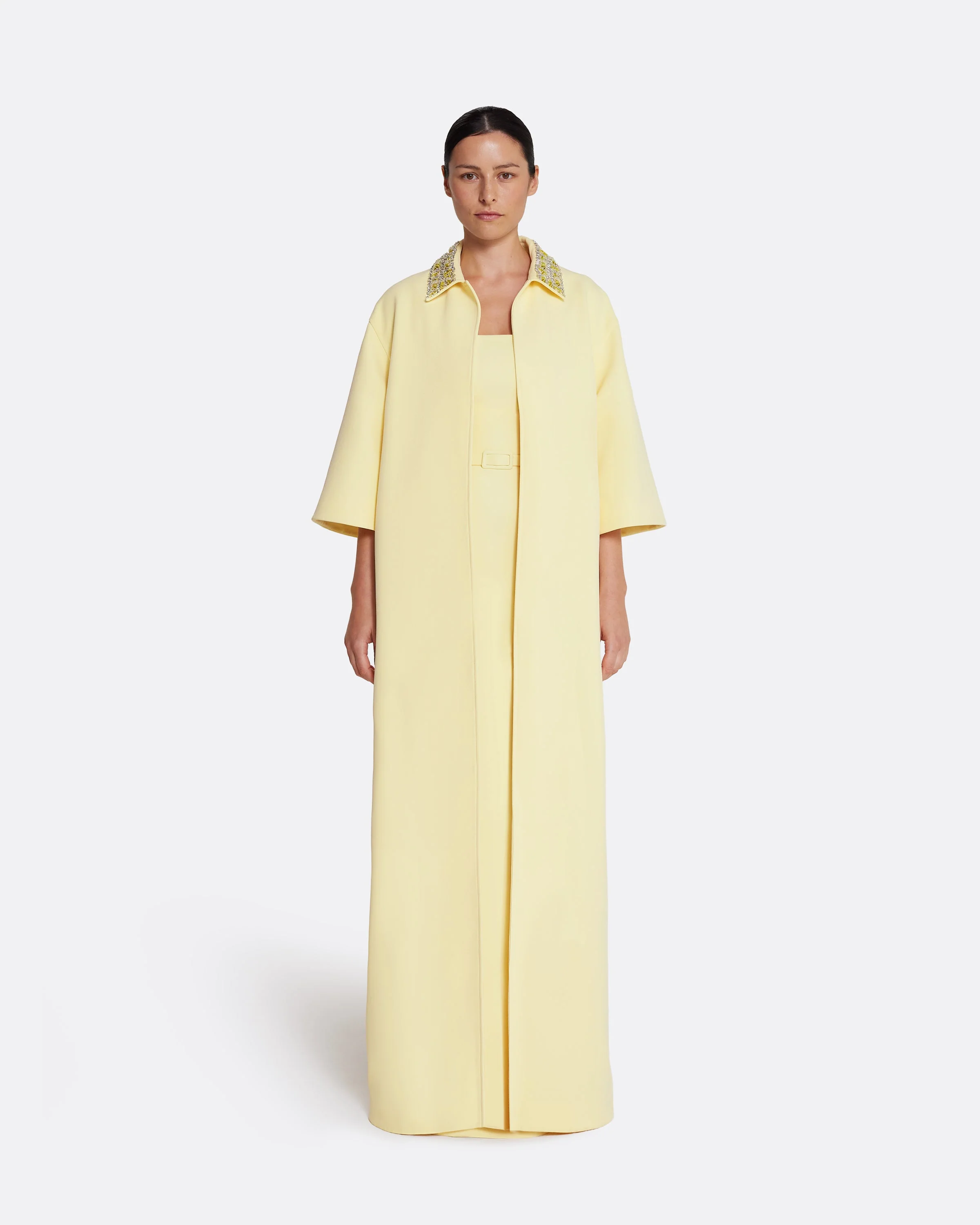 Ninetta Jacket in Pale Yellow with Gold - Image 6