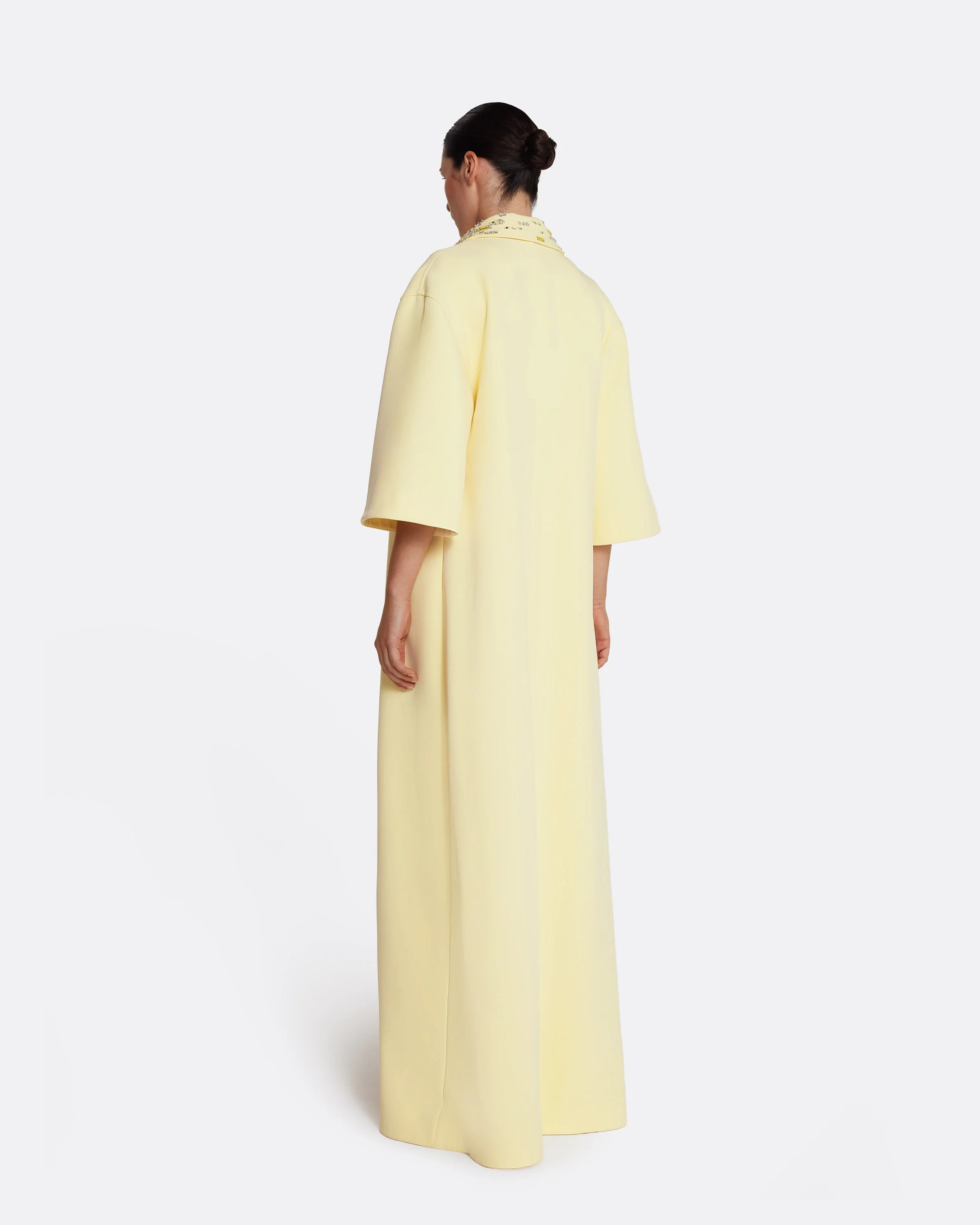 Ninetta Jacket in Pale Yellow with Gold - Image 7