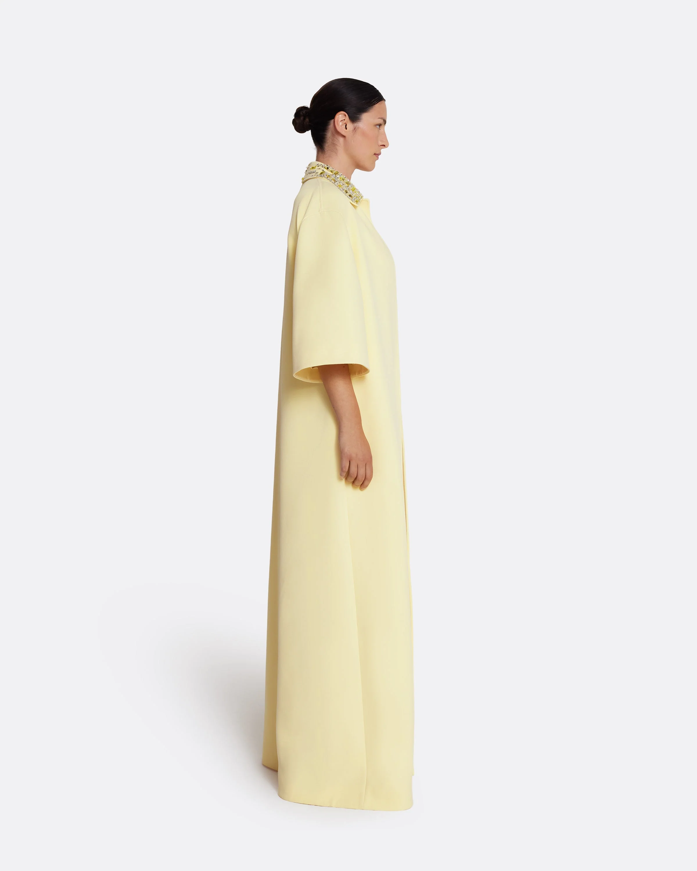 Ninetta Jacket in Pale Yellow with Gold - Image 9